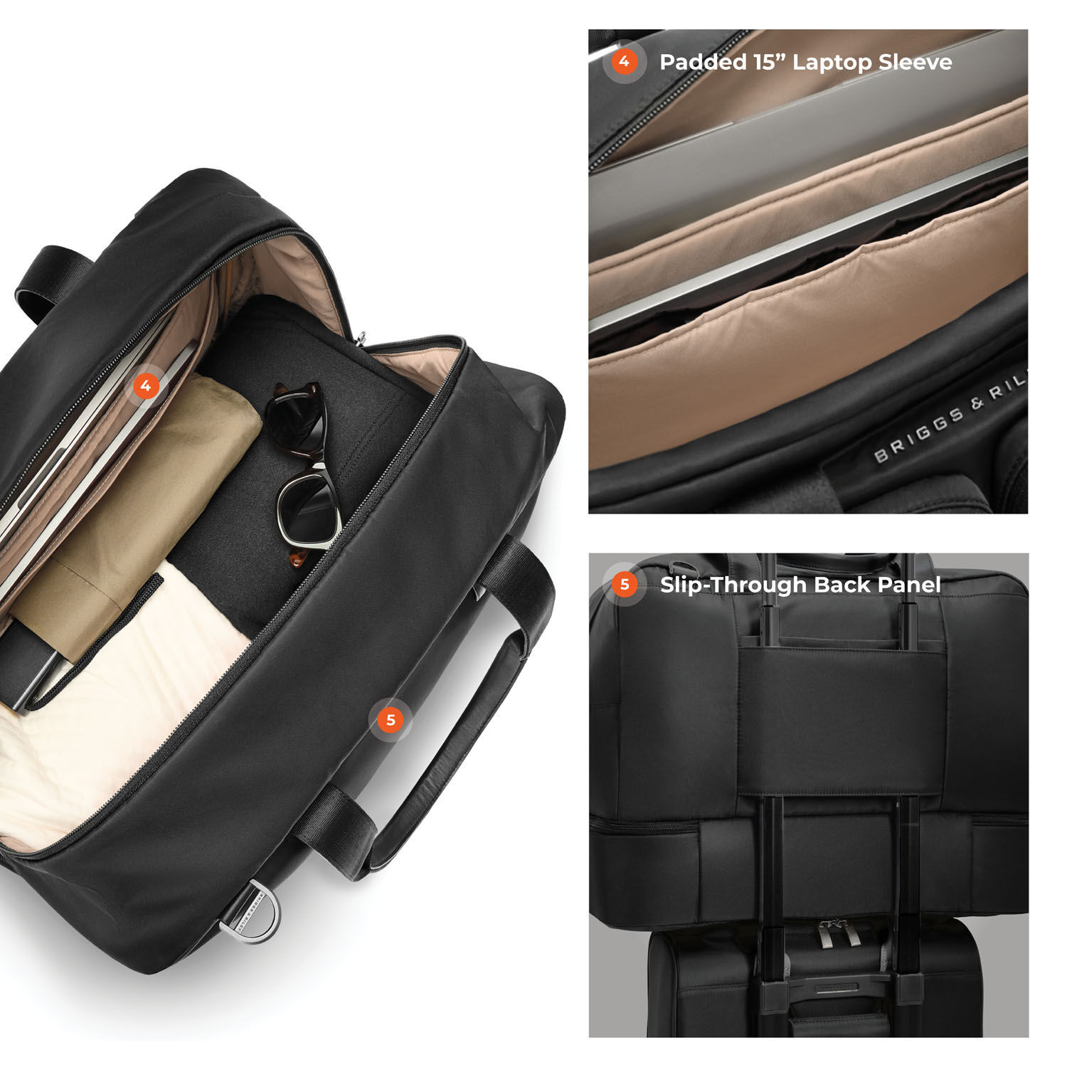 Briggs & Riley Rhapsody Weekender Tote Black