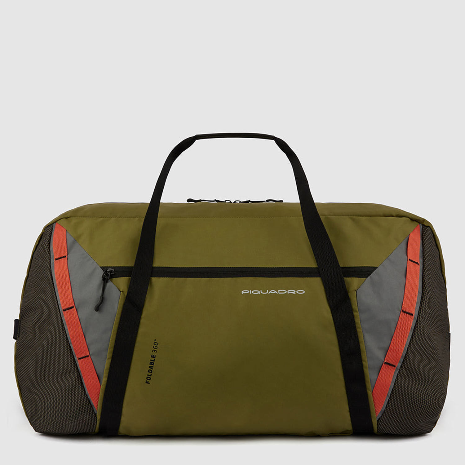 Piquadro Foldable Faltbare Reisetasche aus rezykliertem Stoff Militärgrün