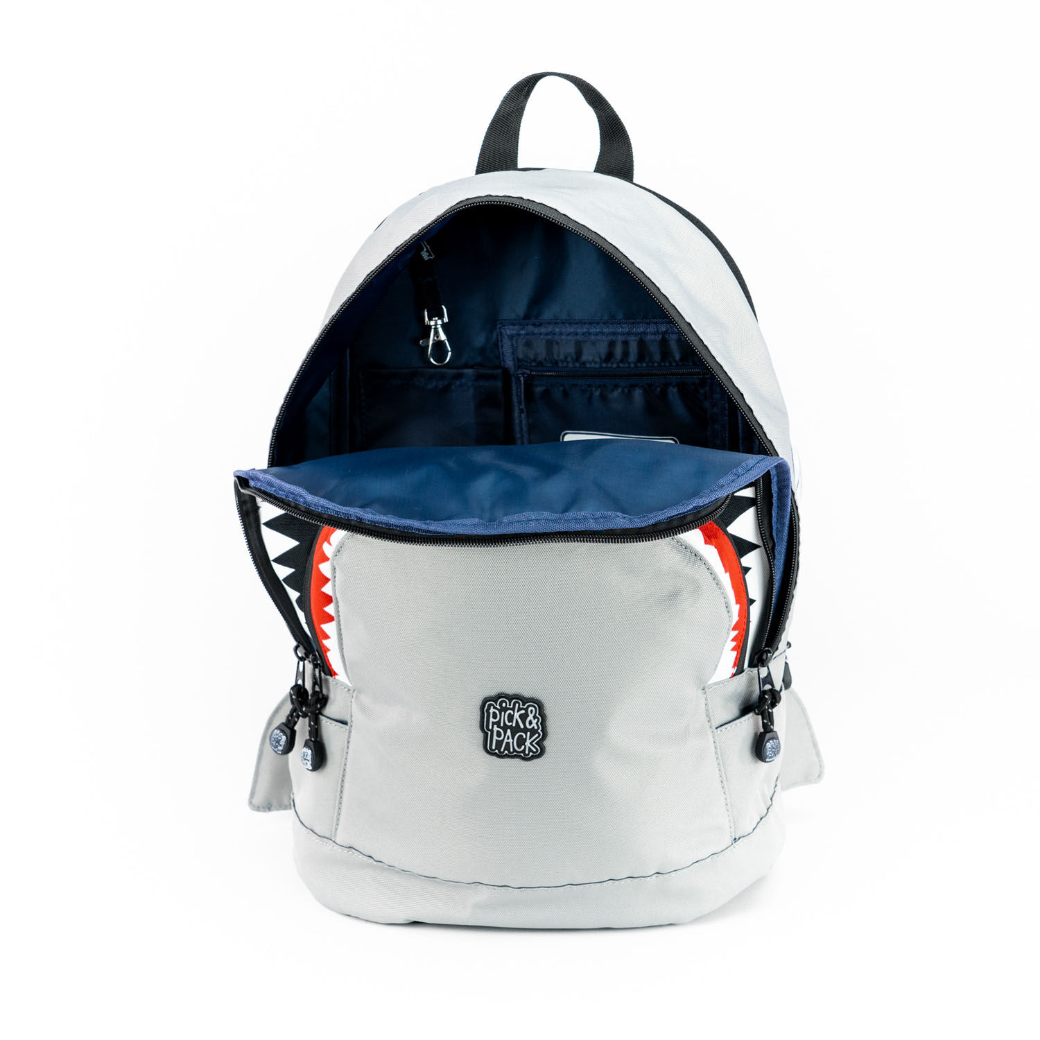 Pick & Pack Shark Shape Backpack M mit 13" Laptop-fach Grey