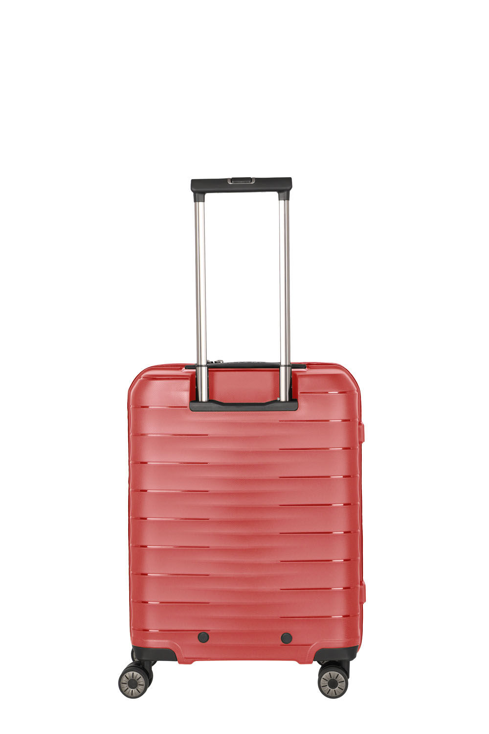 Travelite Mooby Trolley S mit Vortasche, 4-Rollen Rot