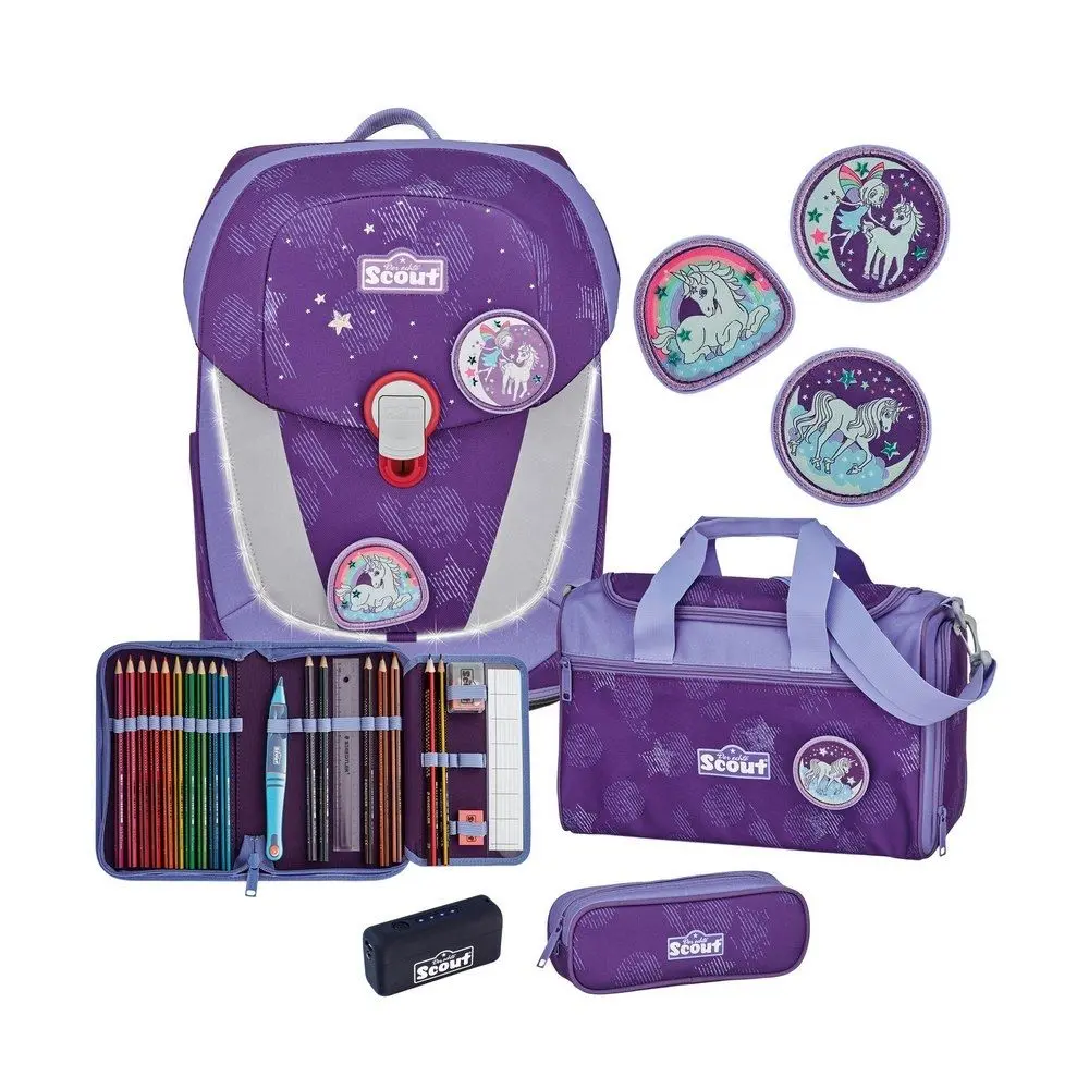 Scout Sunny II Safety Light Schulranzen-Set 5-teilig Scout Sunny II Safety Light Schulranzen-Set 5-teilig