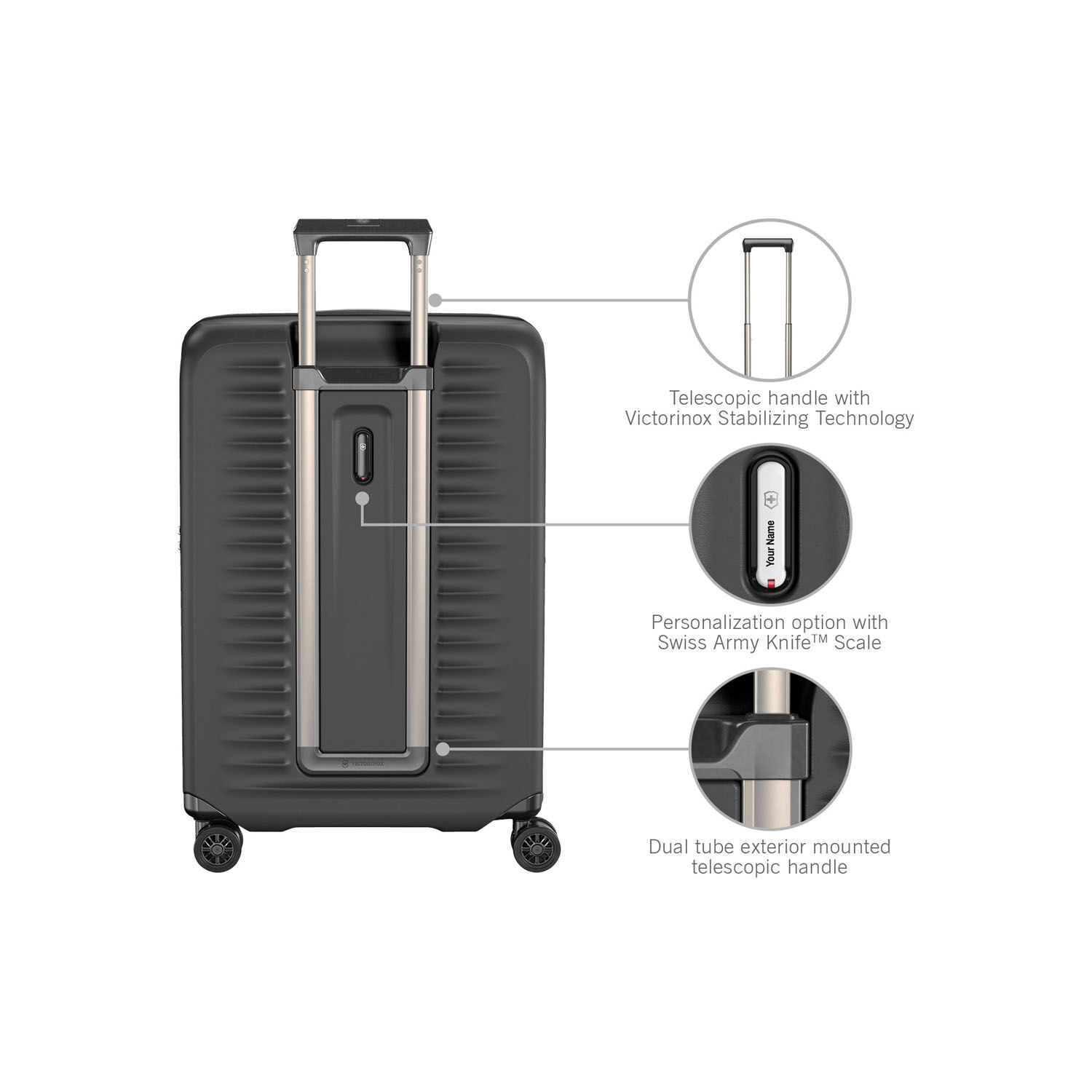Victorinox Airox Advanced Medium Case erweiterbar Schwarz