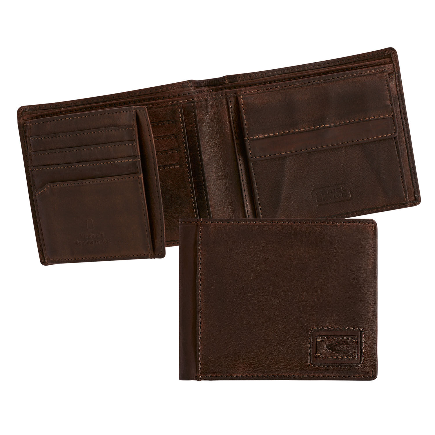 Camel Active Dust Horizontale Brieftasche aus Leder Braun