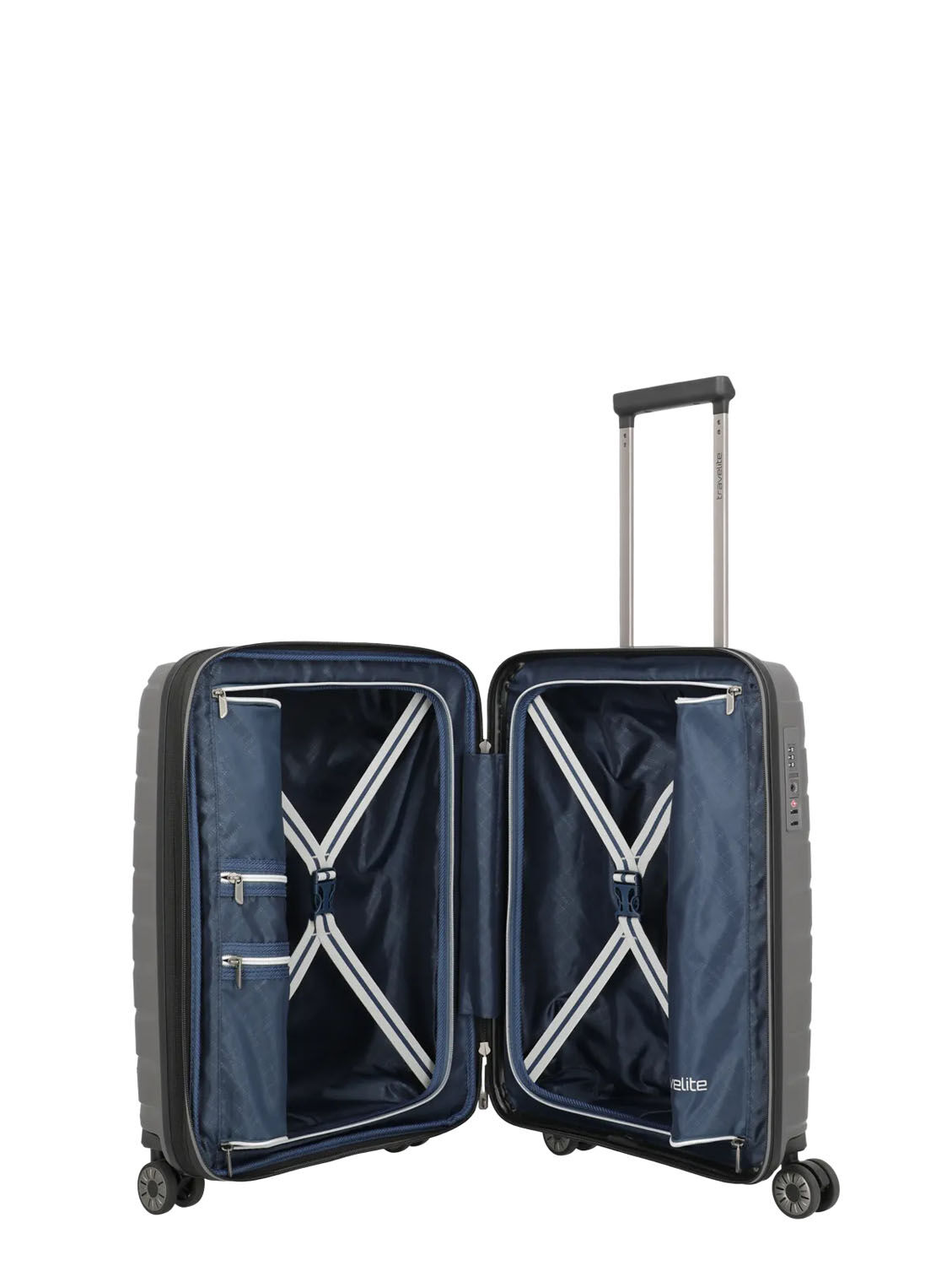 Travelite Air Base Trolley S 4-Rollen, erweiterbar Anthrazit