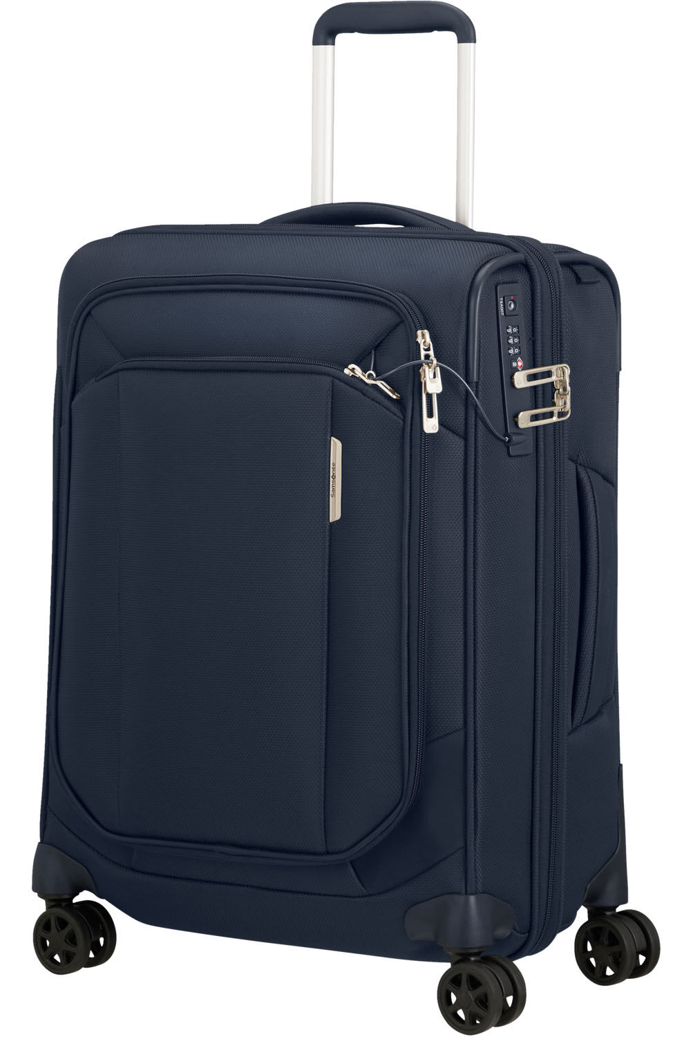 Samsonite Respark Trolley mit 4 Rollen erweiterbar 55cm + GRATIS HOTELGUTSCHEIN Midnight Blue