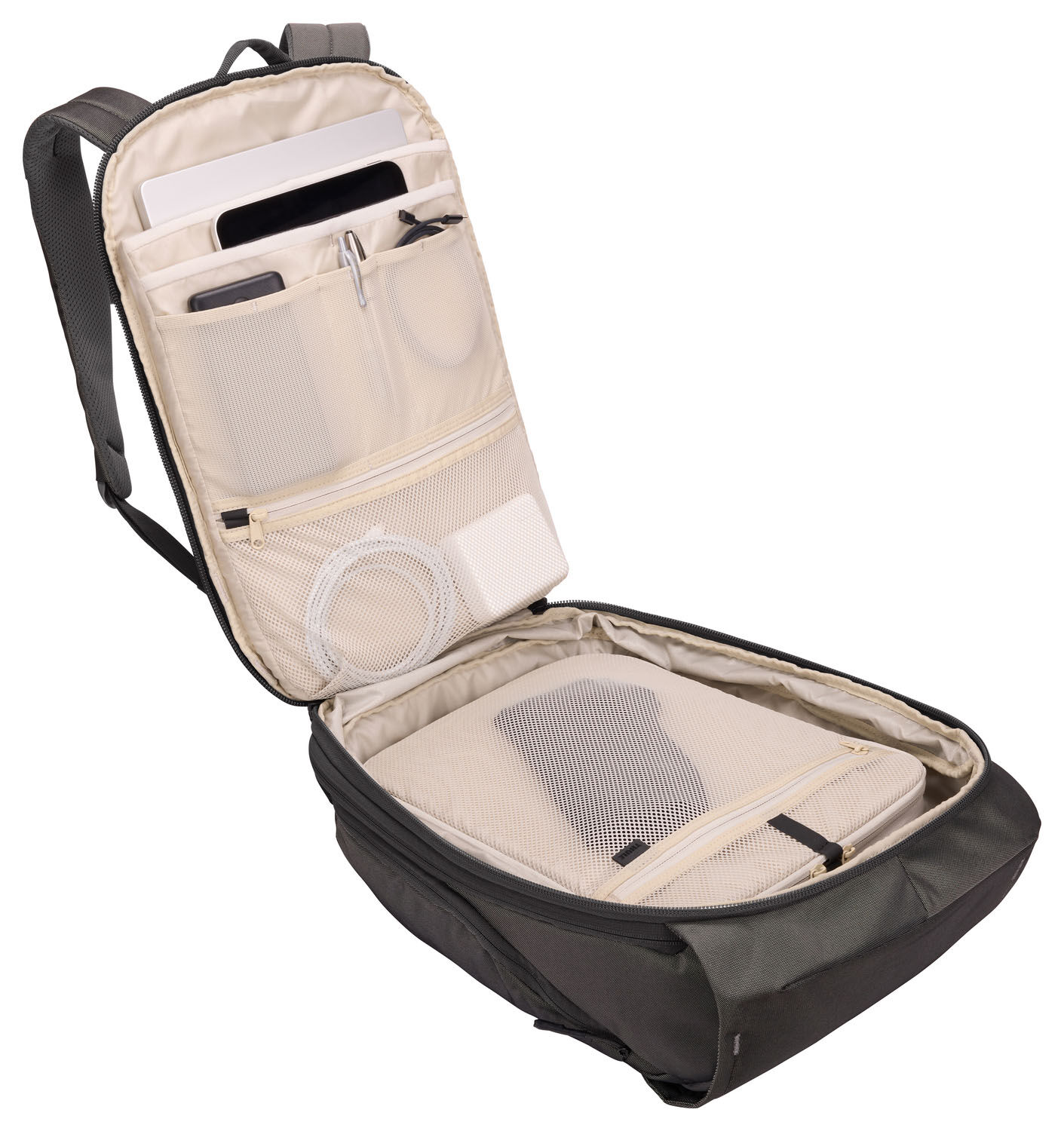 THULE Subterra 2 Erweiterbarer Reiserucksack 26 L Vetiver Gray