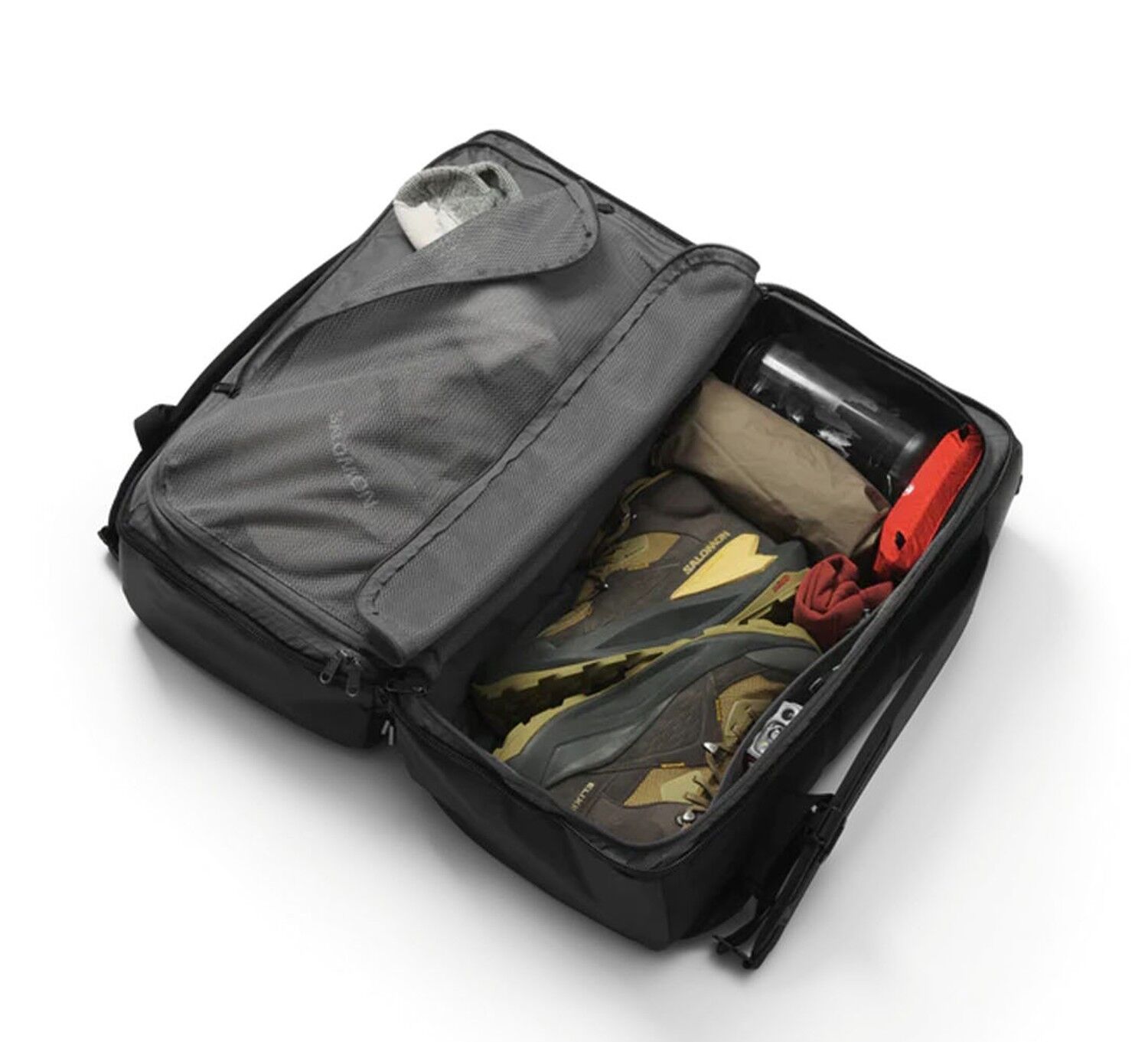 D_b_ Roamer Pro 1st Generation Split Duffel / Backpack 50L Black Out