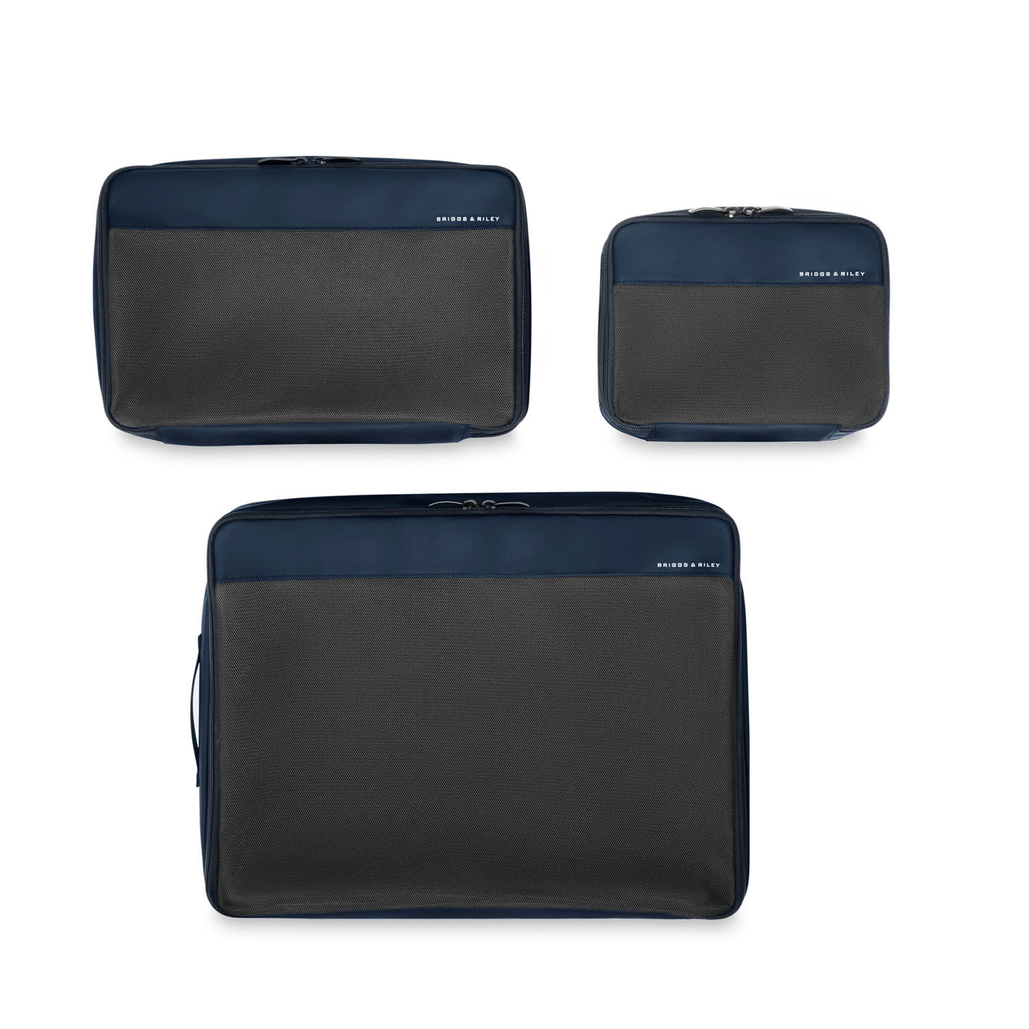 Briggs & Riley Travel Essentials Check In Packing Cube 3-teilige Set Navy