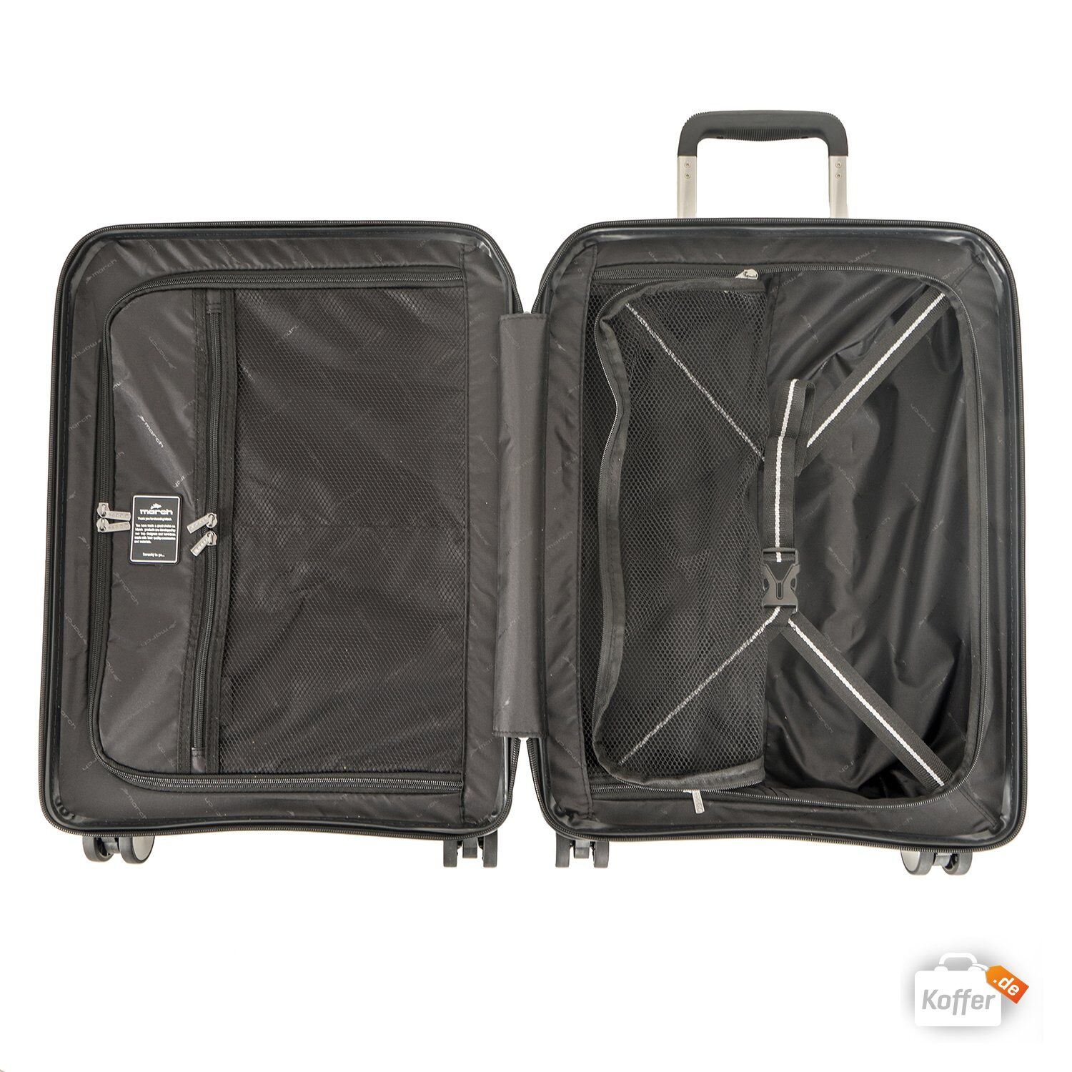 Verage Rome Trolley Large Check-in black metal