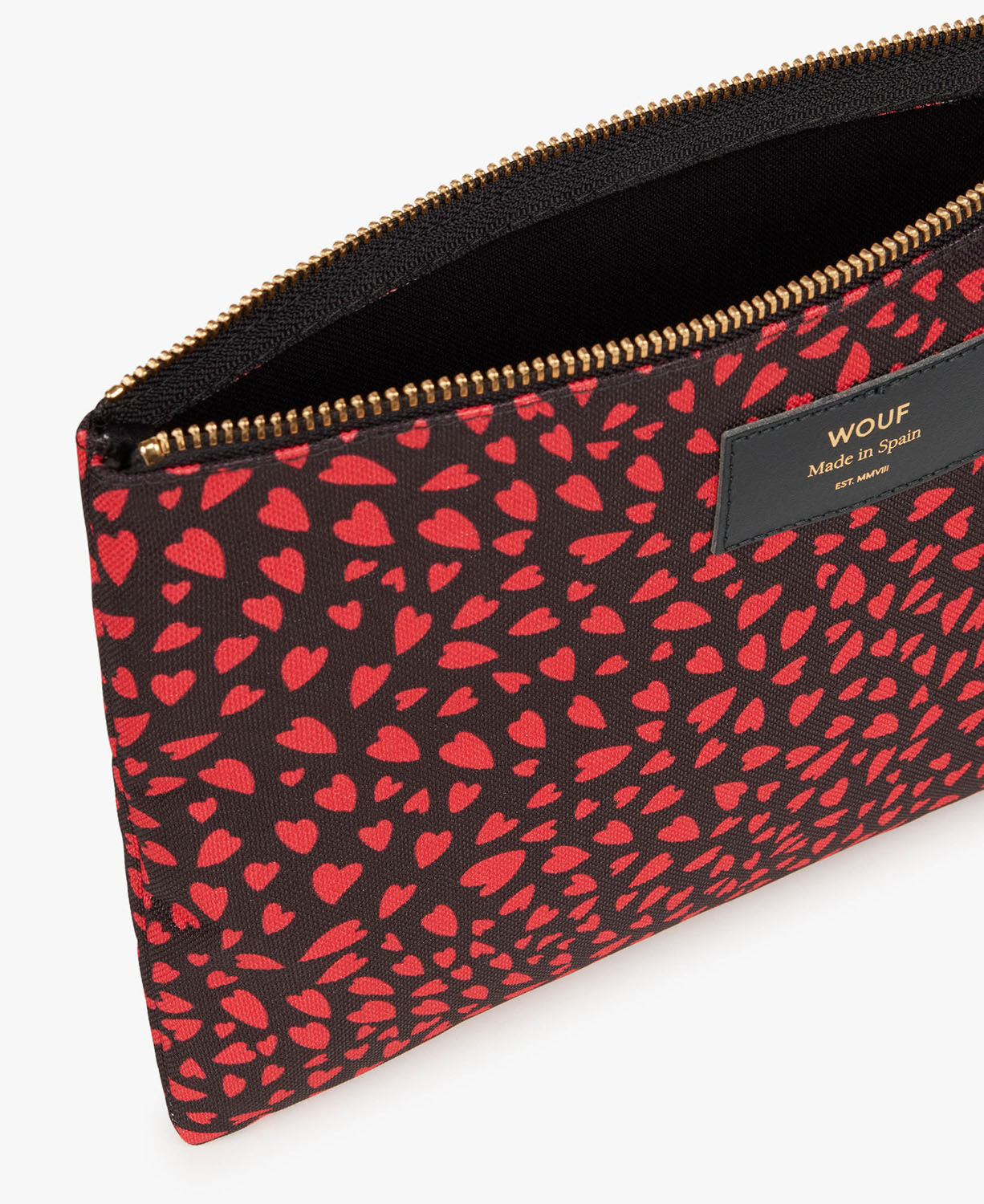 Wouf Accessories XL Pouch Bag Hearts