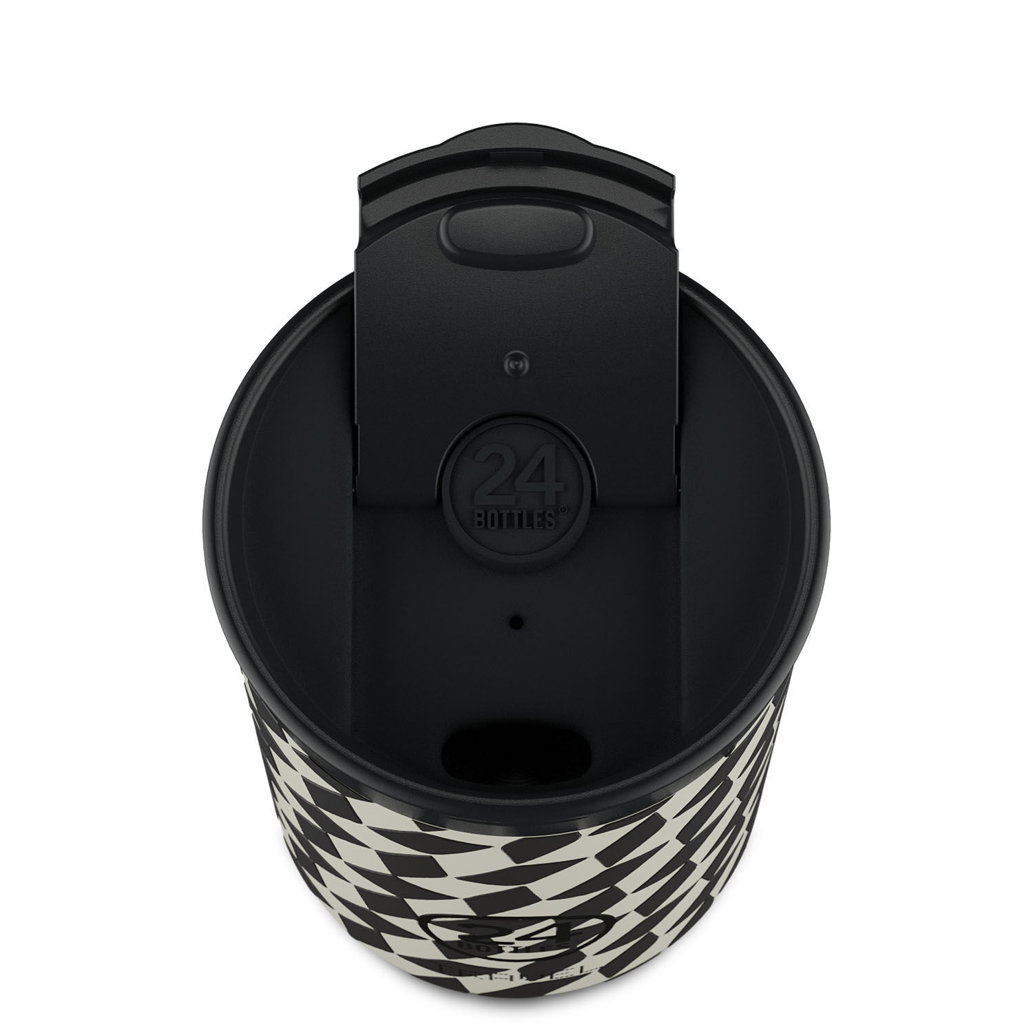 24Bottles® Travel Tumbler Groovy White 350ml