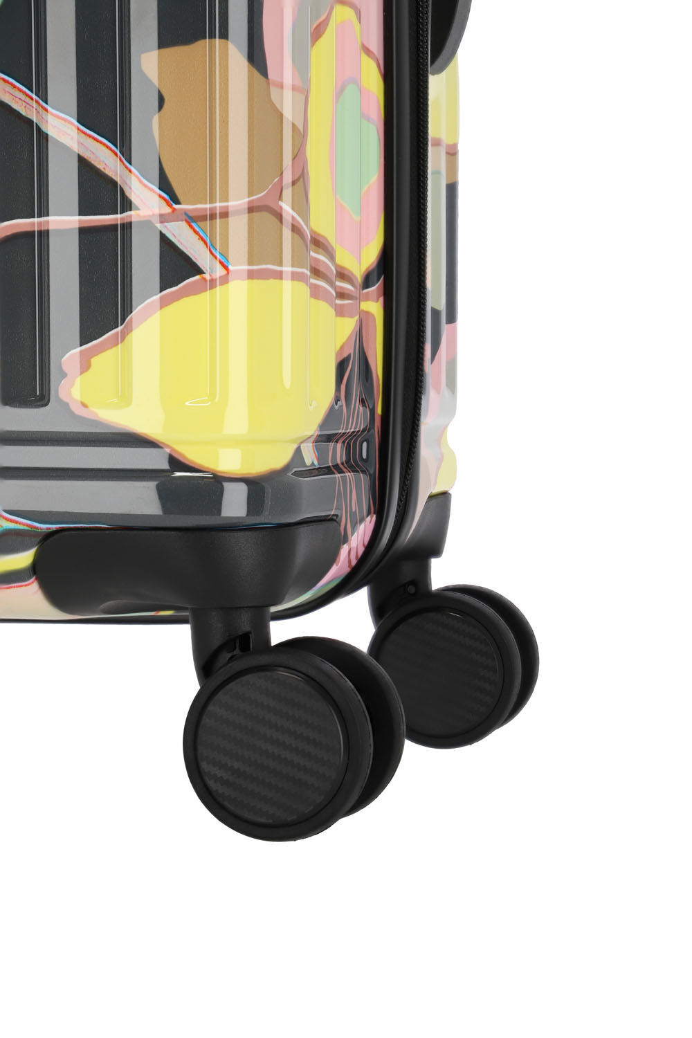 Travelite Cruise 4-Rad Trolley M Gelbe Orchidee