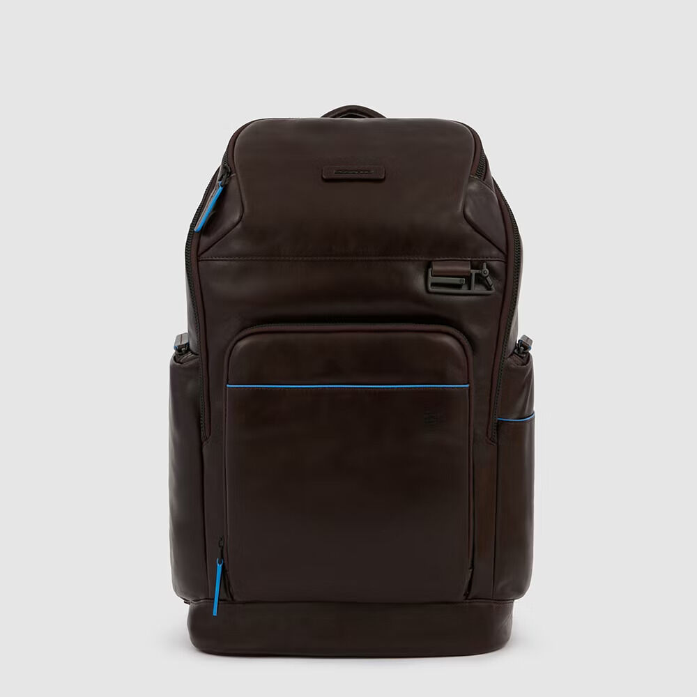 Piquadro Blue Square Revamp Laptop-Rucksack 14" mit iPad®Pro 12,9"-Fach Mahagoni