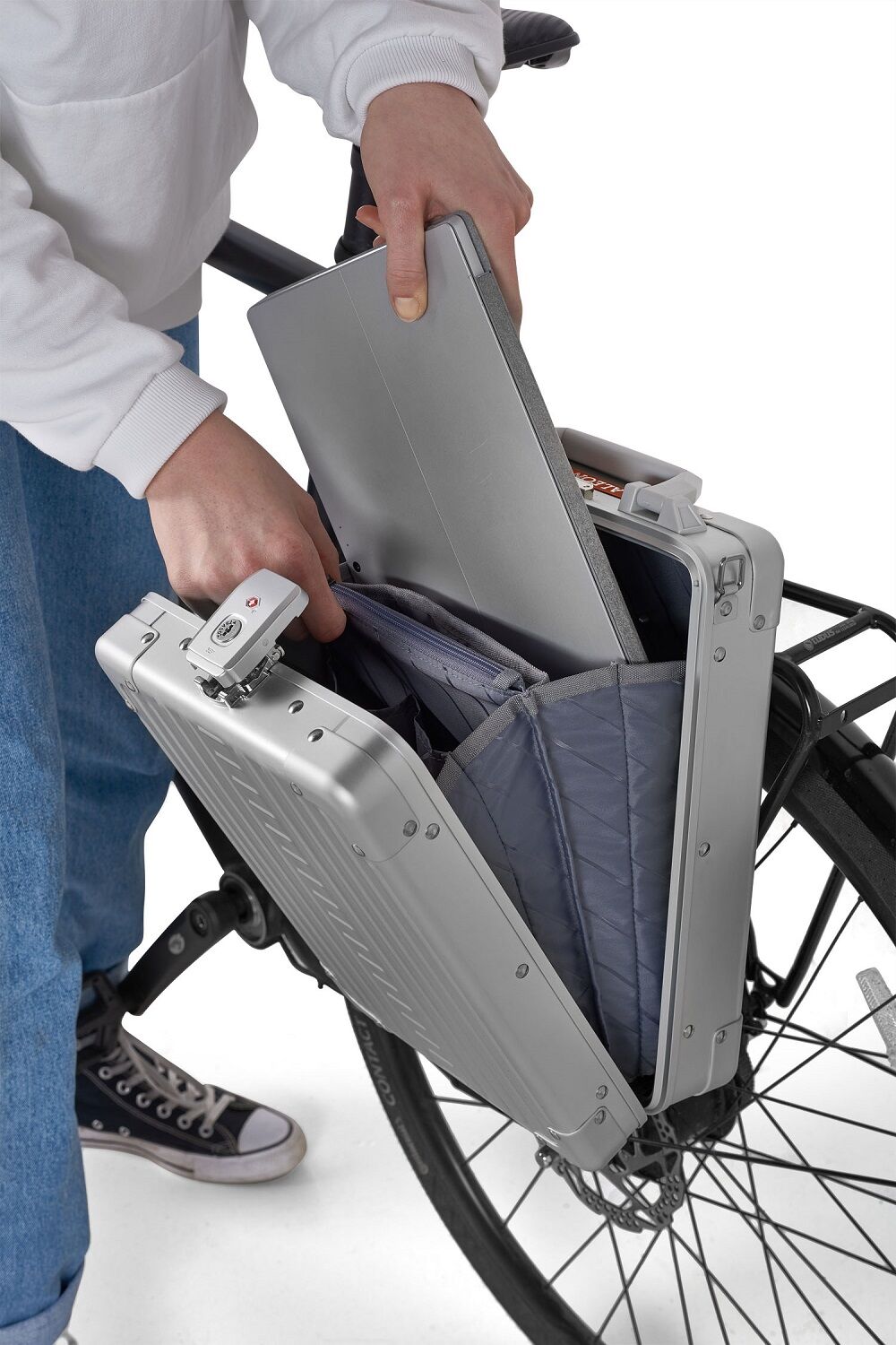 Aleon Business Vertical Business Koffer 16" Platinum/silber