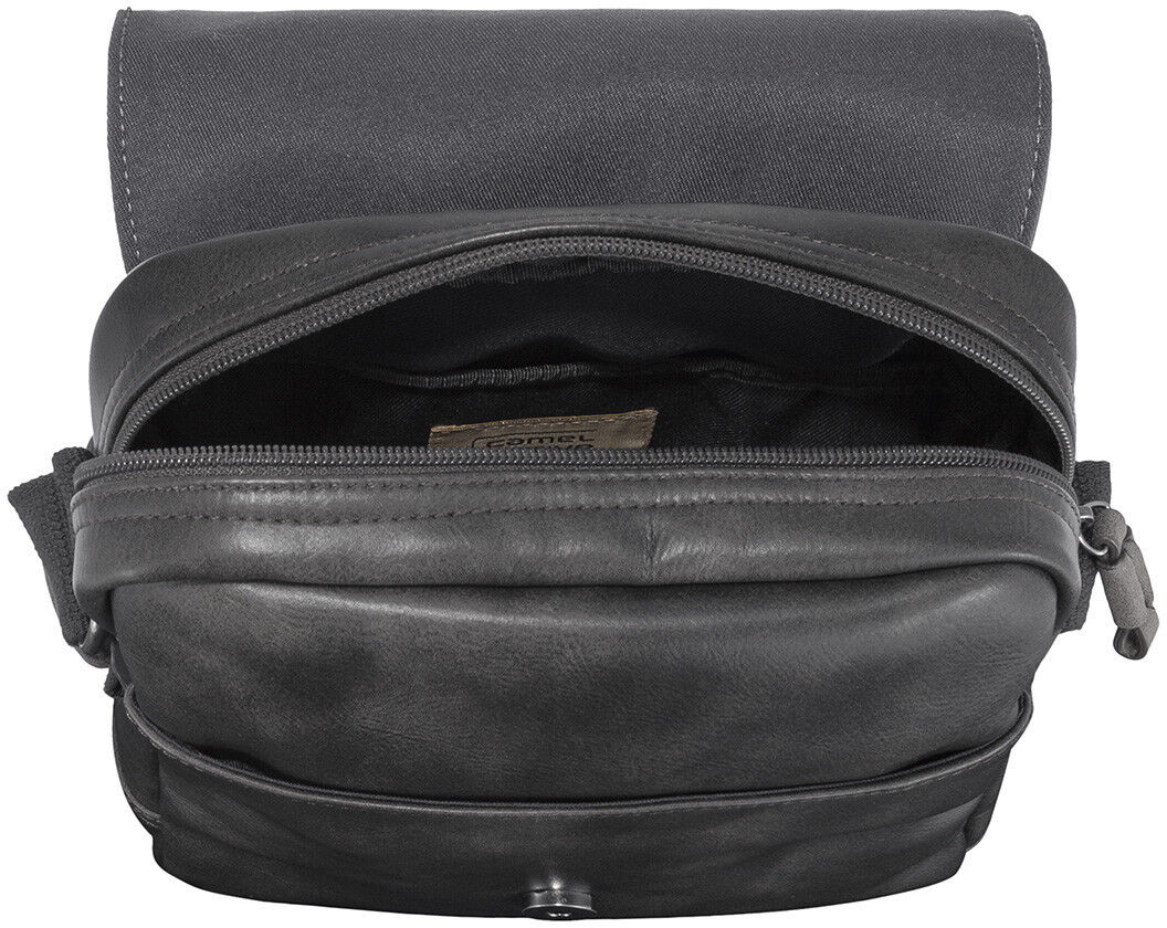 Camel Active LAOS Flap Bag S Top Zip 440 Schwarz