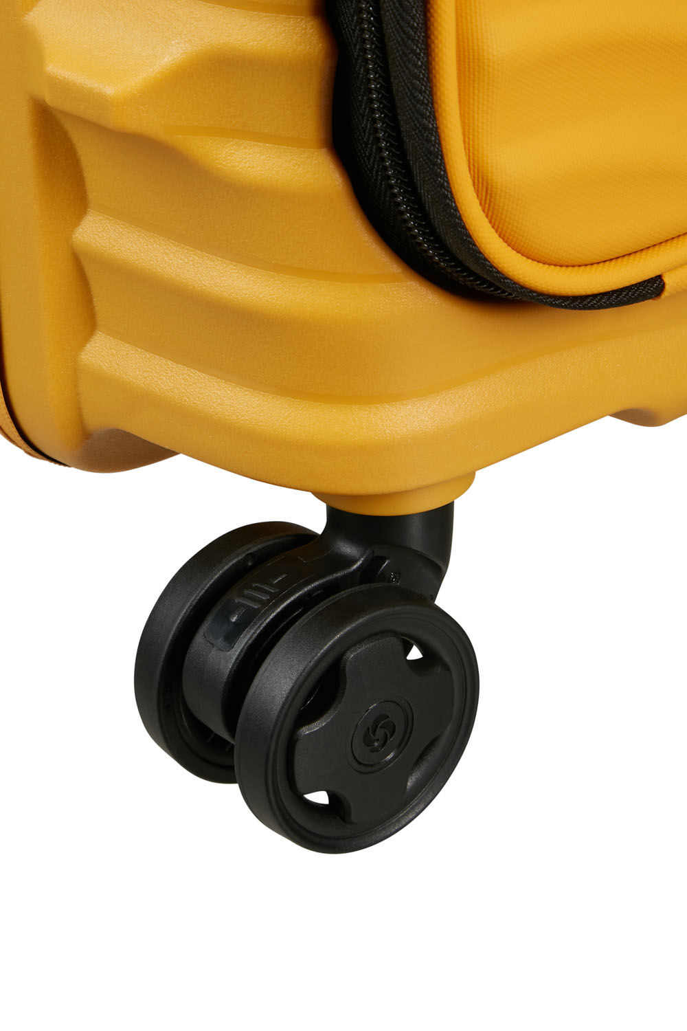 Samsonite Upscape Trolley mit 4 Rollen erweiterbar 55cm -Easy Access + GRATIS HOTELGUTSCHEIN Gelb