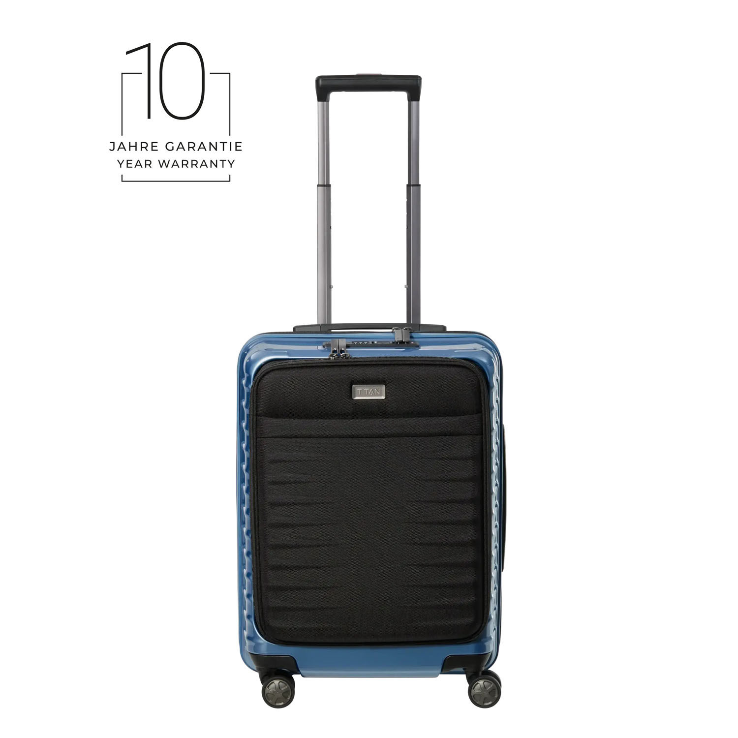 TITAN Litron 4-Rollen Trolley S mit Vortasche + Gratis Hotelgutschein