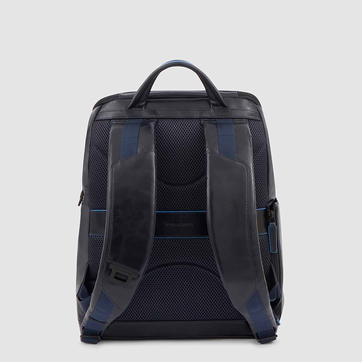 Piquadro Blue Square Revamp Laptop-Rucksack 14" mit iPad®-Fach Nachtblau