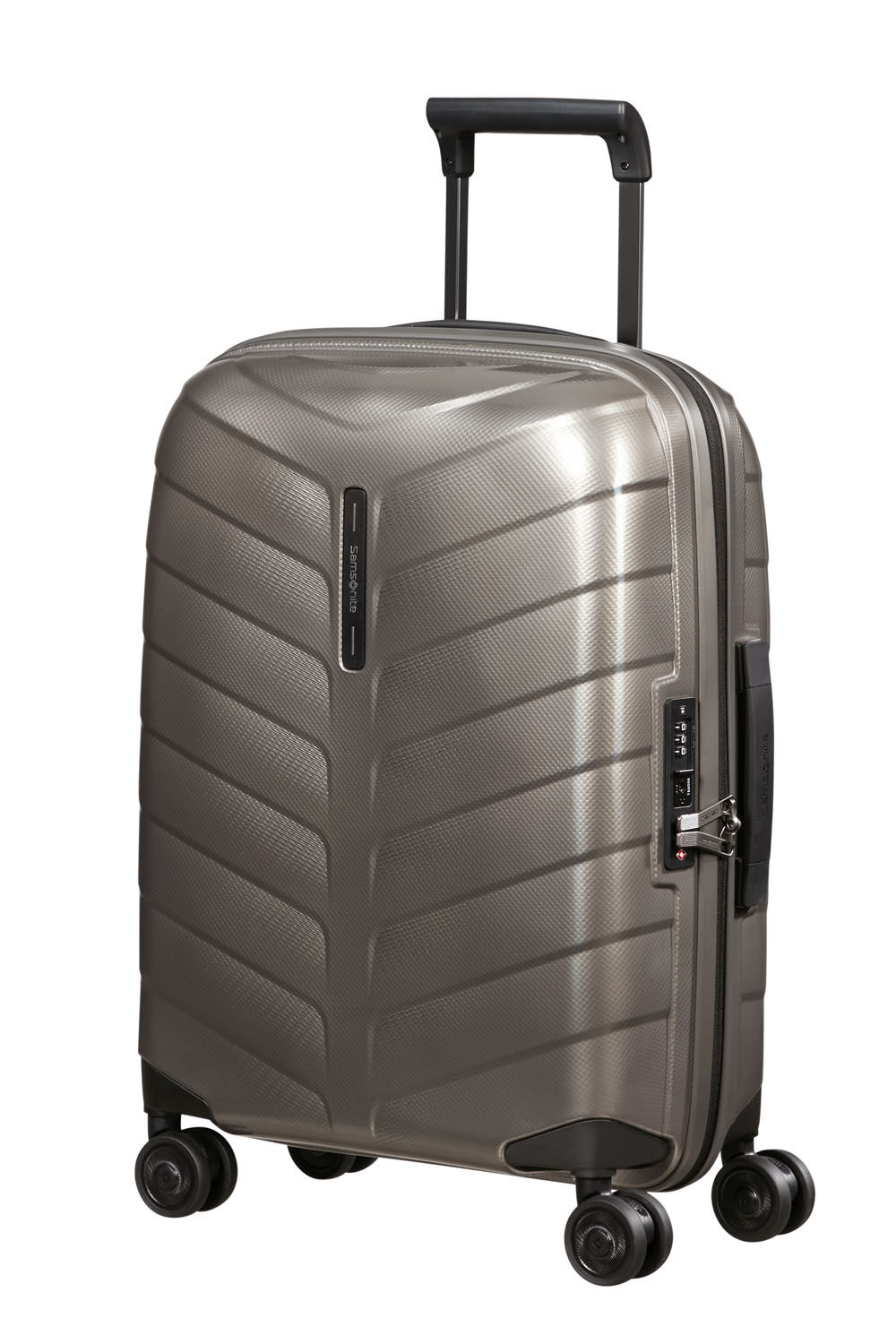Samsonite Attrix Trolley mit 4 Rollen erweiterbar 55cm (20/23cm) Dune