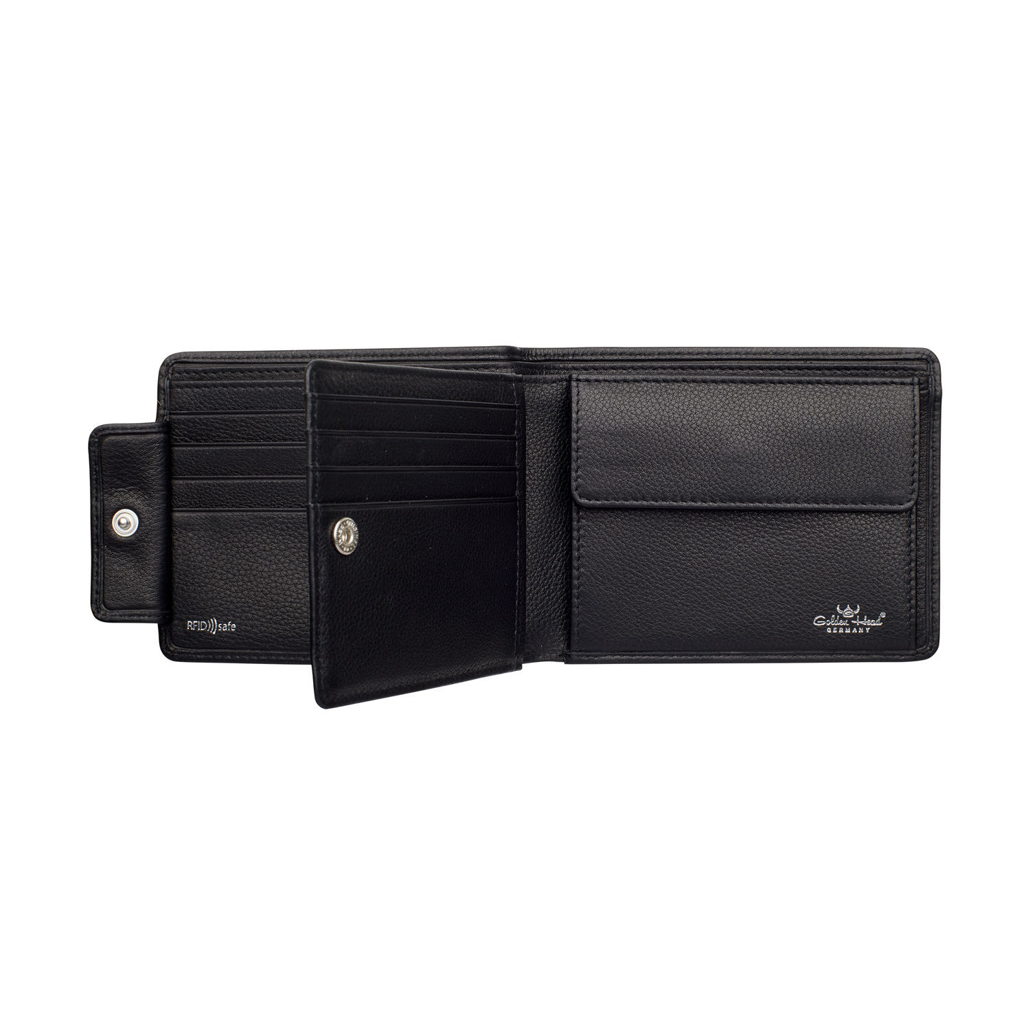 Golden Head Capri Scheintasche L RFID Protect schwarz Golden Head Capri Scheintasche L RFID Protect schwarz