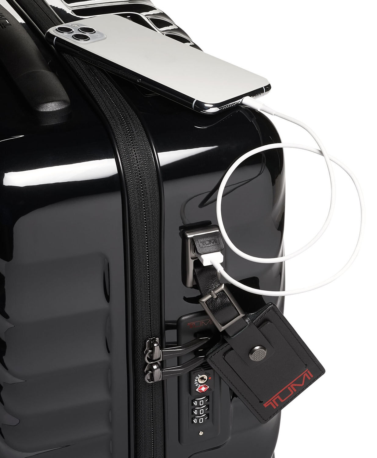 Tumi 19 Degree Small Compact Aktentasche auf Rollen 40,5cm + GRATIS HOTELGUTSCHEIN Black