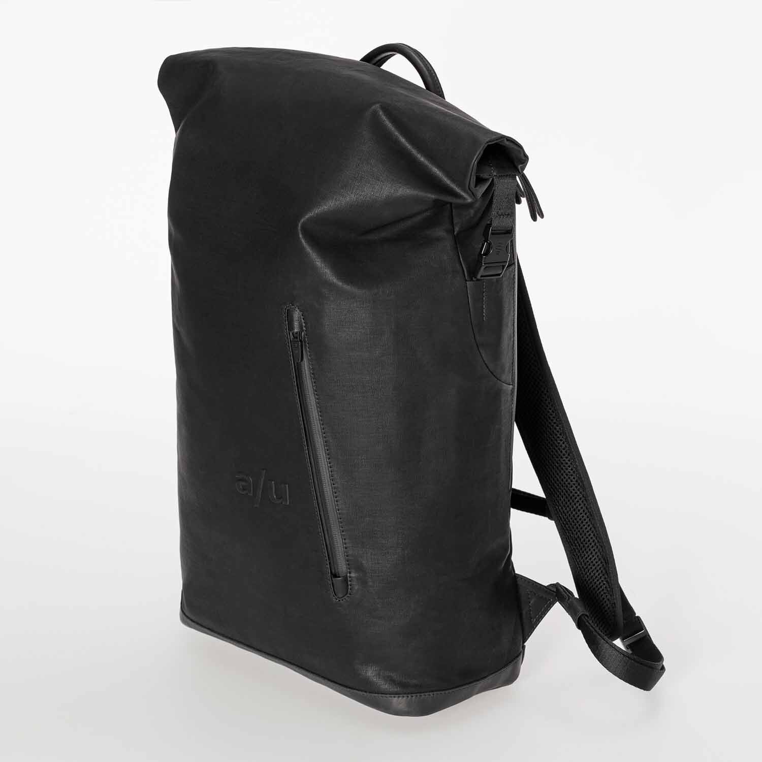 aunts & uncles Japan Matsuyama Rolltop Rucksack mit 16" Notebookfach black