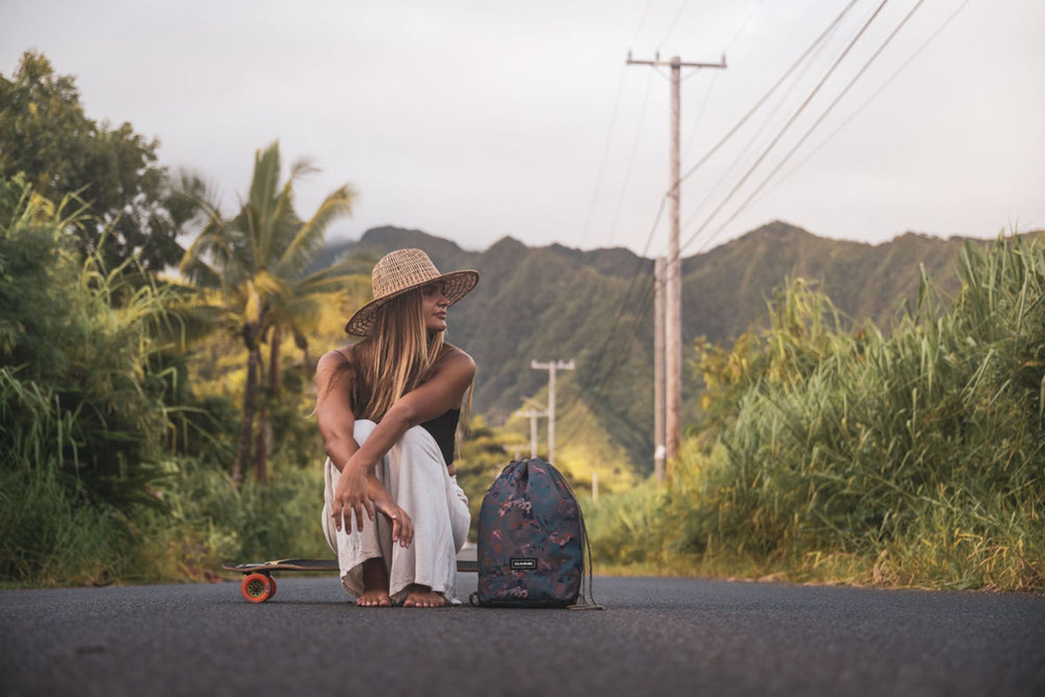 Dakine CINCH PACK 16L Turnbeutel White Tropidelic