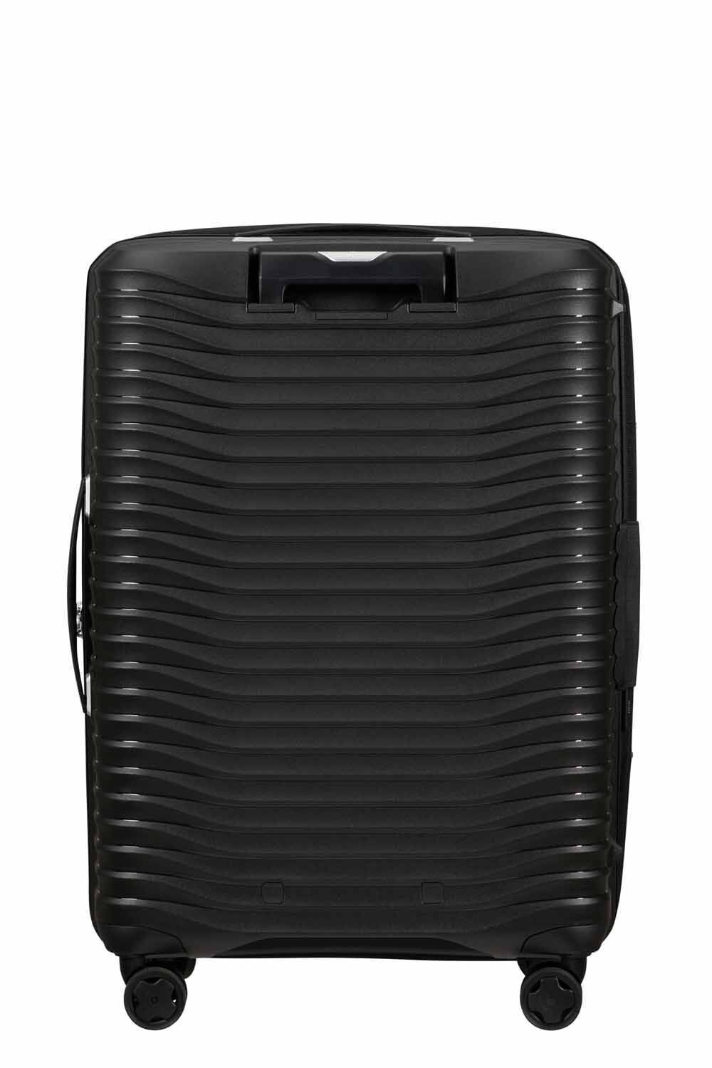 Samsonite Upscape Trolley mit 4 Rollen erweiterbar 68cm + GRATIS HOTELGUTSCHEIN Schwarz