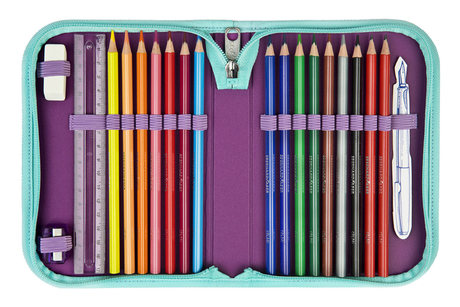 Scooli EasyFit Schulranzen, 5-teiliges Set Frozen