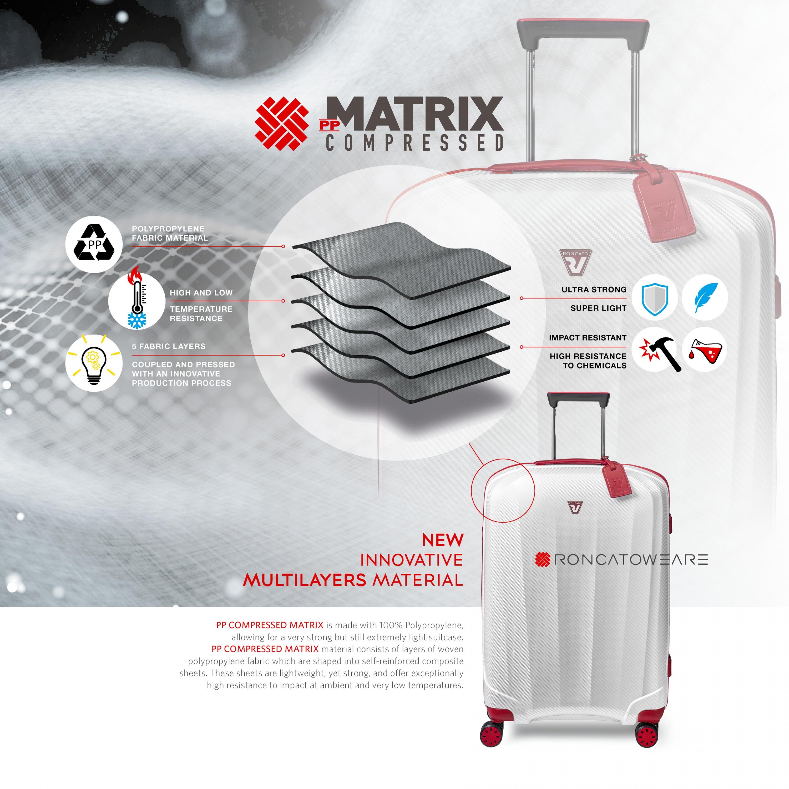 Roncato WE ARE GLAM Trolley M 4R Platinum