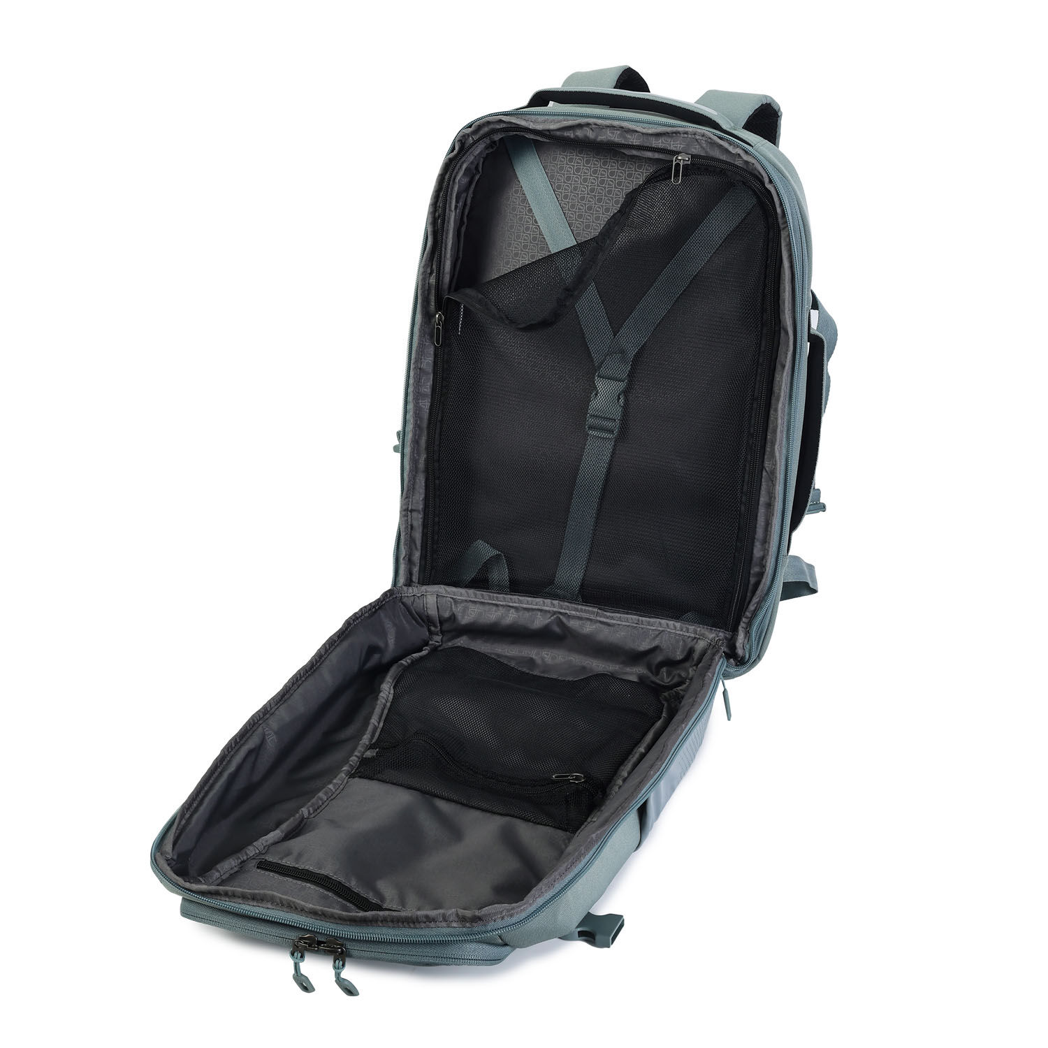 Hedgren Comby TRIP L Exp Travel Backpack 15,6" Grey-Green