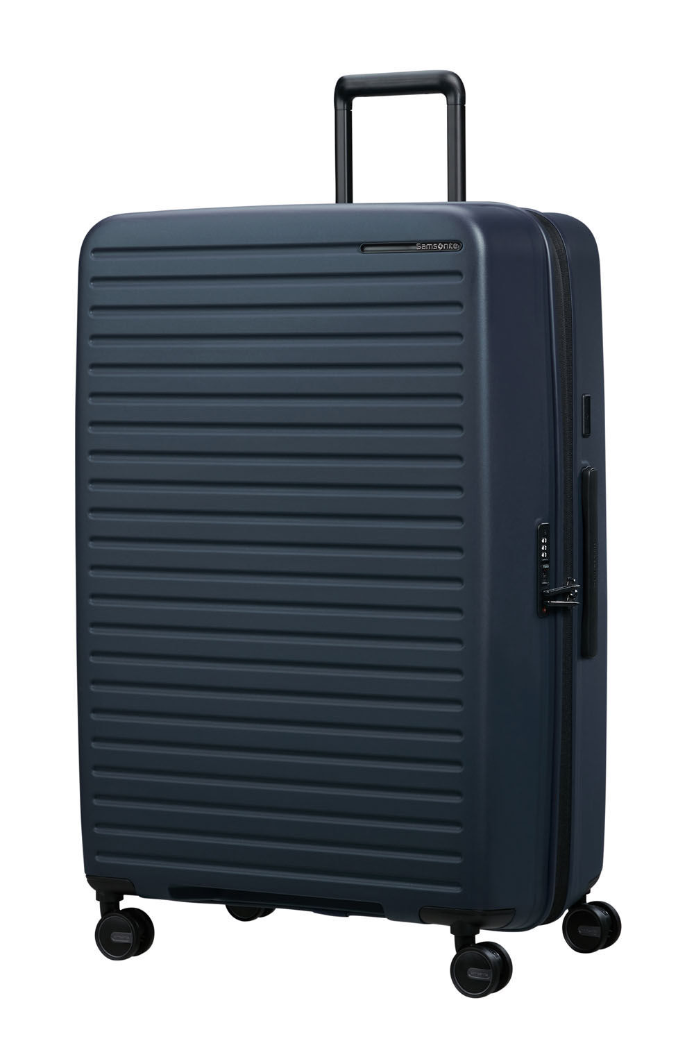 Samsonite Restackd Trolley mit 4 Rollen erweiterbar 81cm + GRATIS HOTELGUTSCHEIN Midnight Samsonite Restackd Trolley mit 4 Rollen erweiterbar 81cm + GRATIS HOTELGUTSCHEIN Midnight