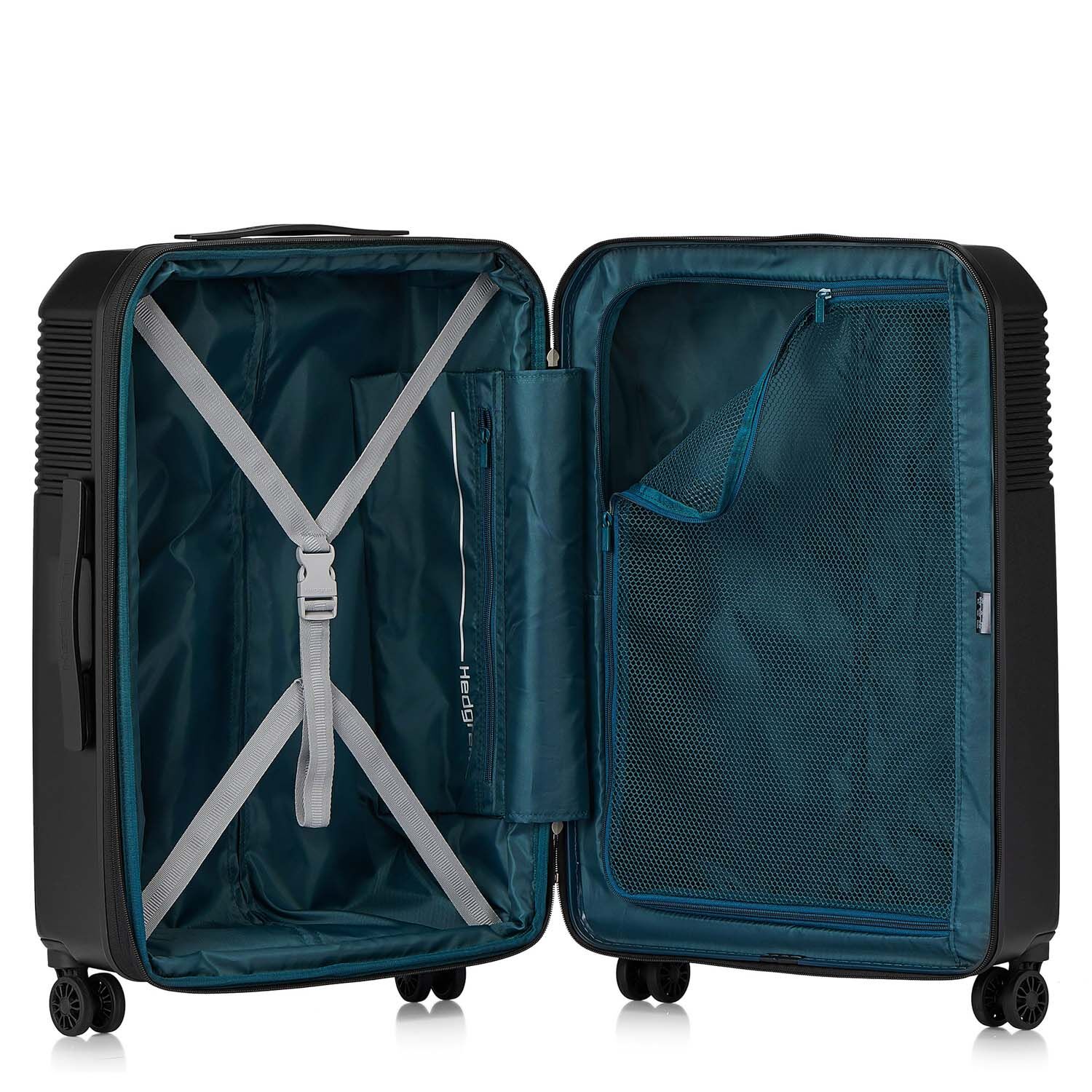 Hedgren Lineo Stripe M, 66cm Trolley erweiterbar Black Hedgren Lineo Stripe M, 66cm Trolley erweiterbar Black