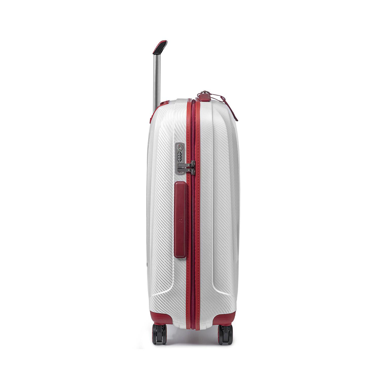 Roncato WE ARE GLAM Trolley L 4R Weiß/Rot