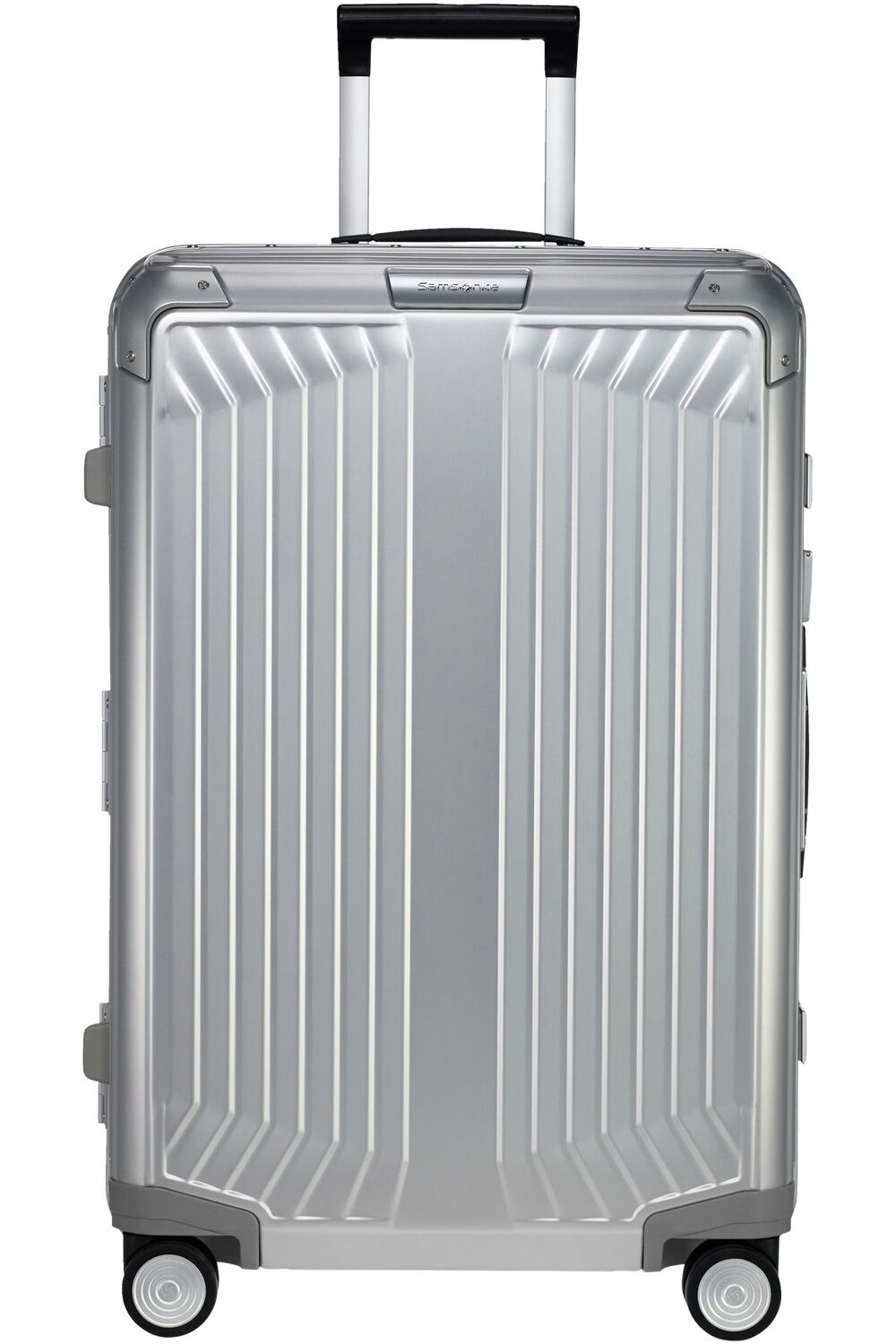 Samsonite Lite-Box Alu Trolley mit 4 Rollen 69cm + GRATIS HOTELGUTSCHEIN Aluminium