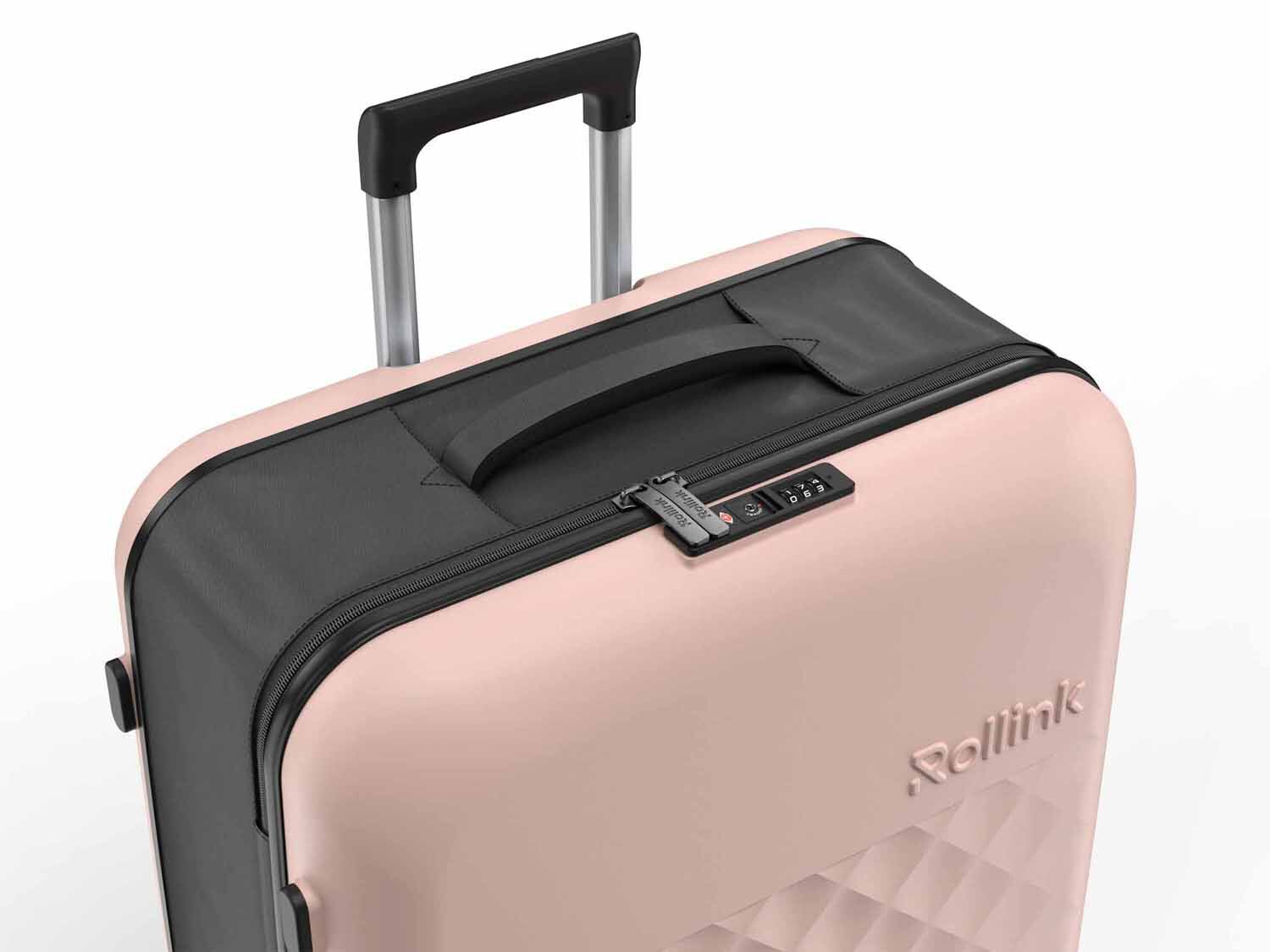 Rollink Vega 360 29" Check-In L, 4-Rollen Rose Smoke