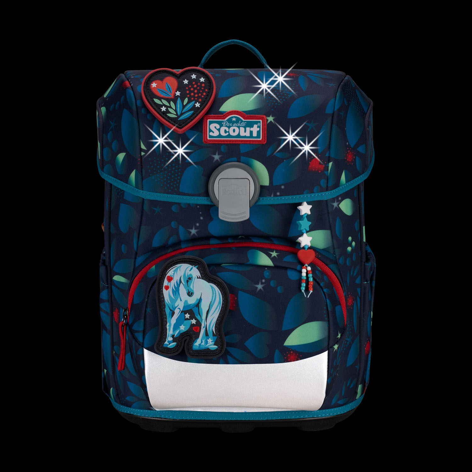 Scout Neo Exklusiv LED Schulranzen-Set 4-teilig White Unicorn Scout Neo Exklusiv LED Schulranzen-Set 4-teilig White Unicorn