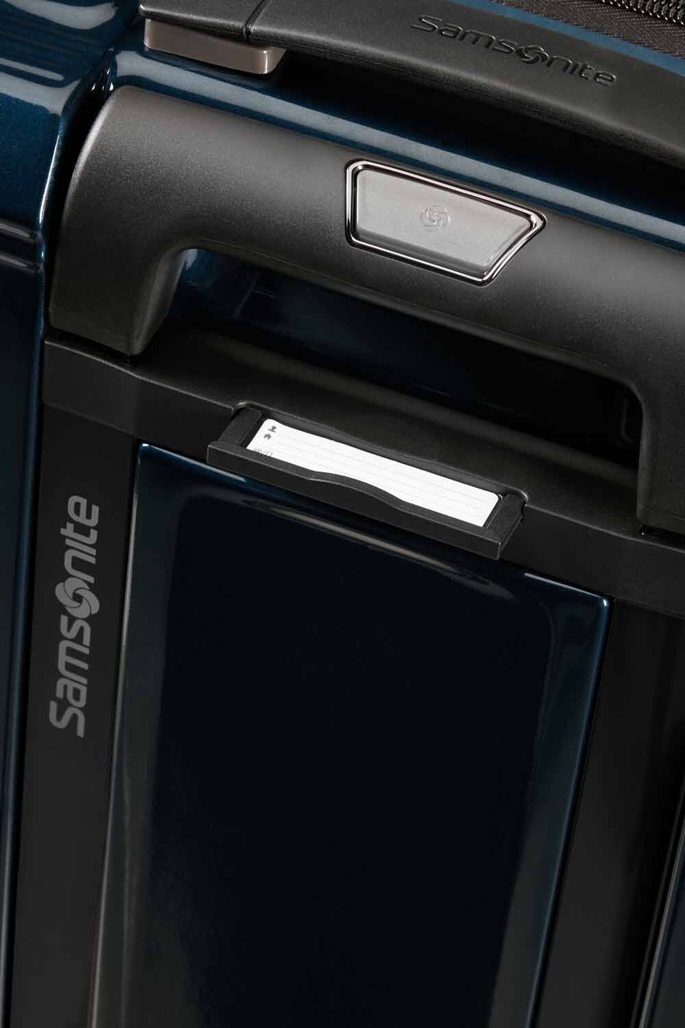 Samsonite Nuon Trolley mit 4 Rollen erweiterbar 55cm + GRATIS HOTELGUTSCHEIN Metallic Dark Blue Samsonite Nuon Trolley mit 4 Rollen erweiterbar 55cm + GRATIS HOTELGUTSCHEIN Metallic Dark Blue