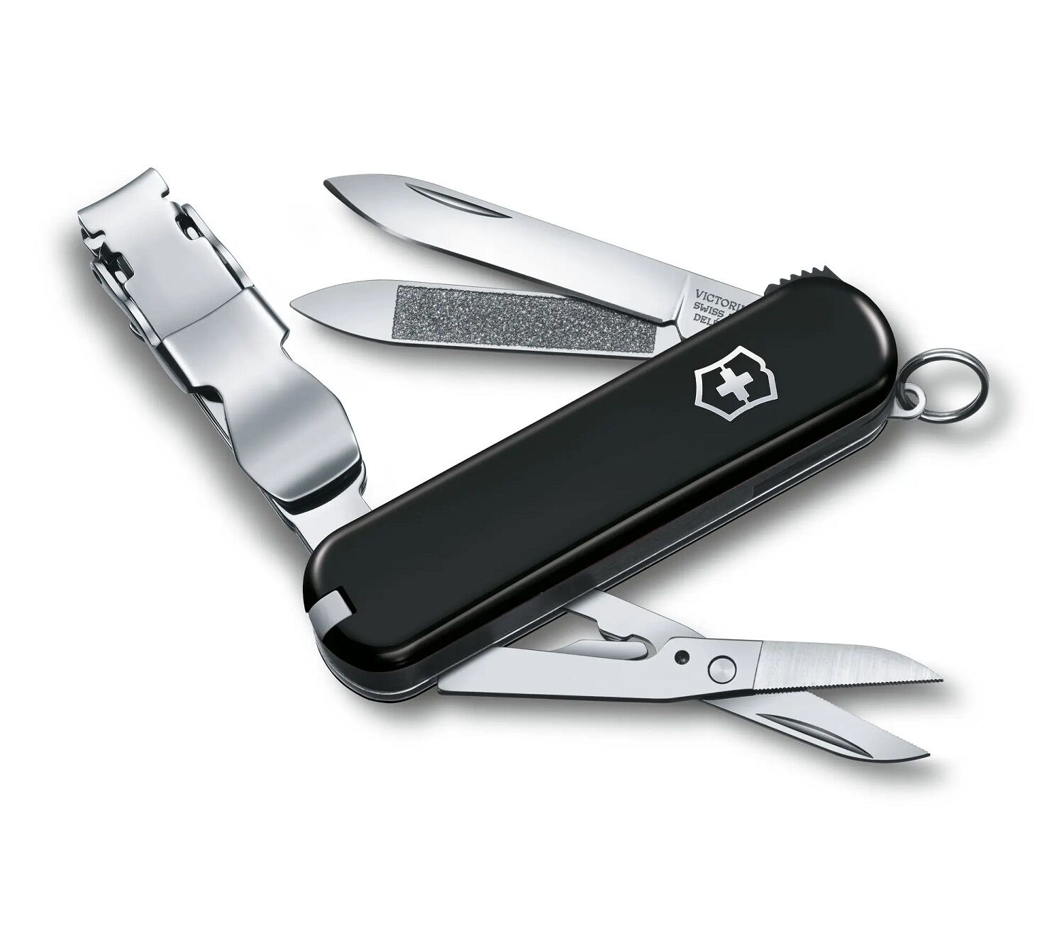 Victorinox Nail Clip 580, 8 Funktionen, Kleines Taschenmesser Schwarz Victorinox Nail Clip 580, 8 Funktionen, Kleines Taschenmesser Schwarz