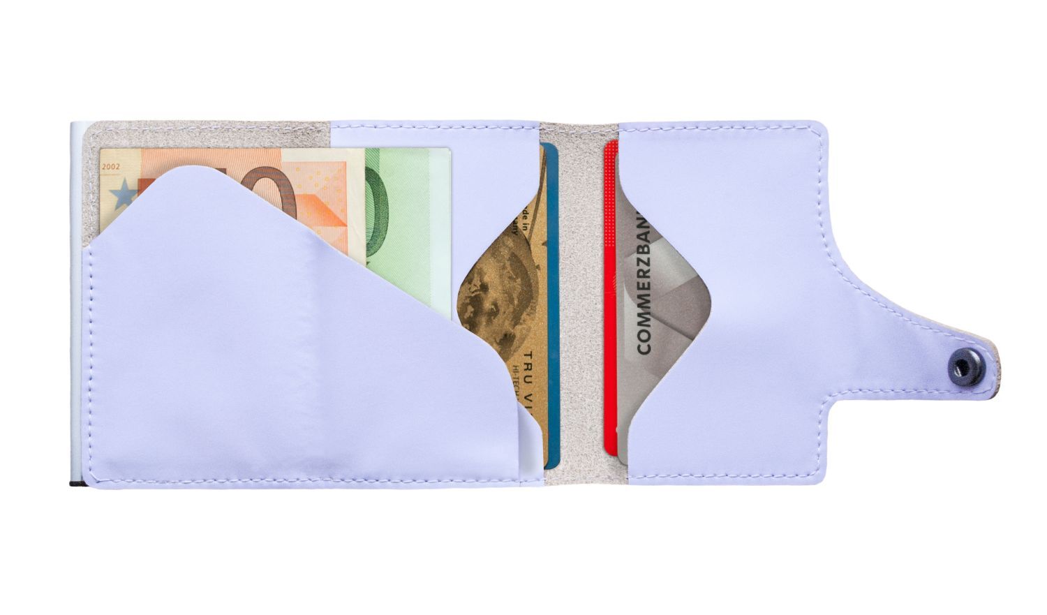 Tru Virtu Click & Slide Wallet *Special Edition* Lilac Matt/Silver