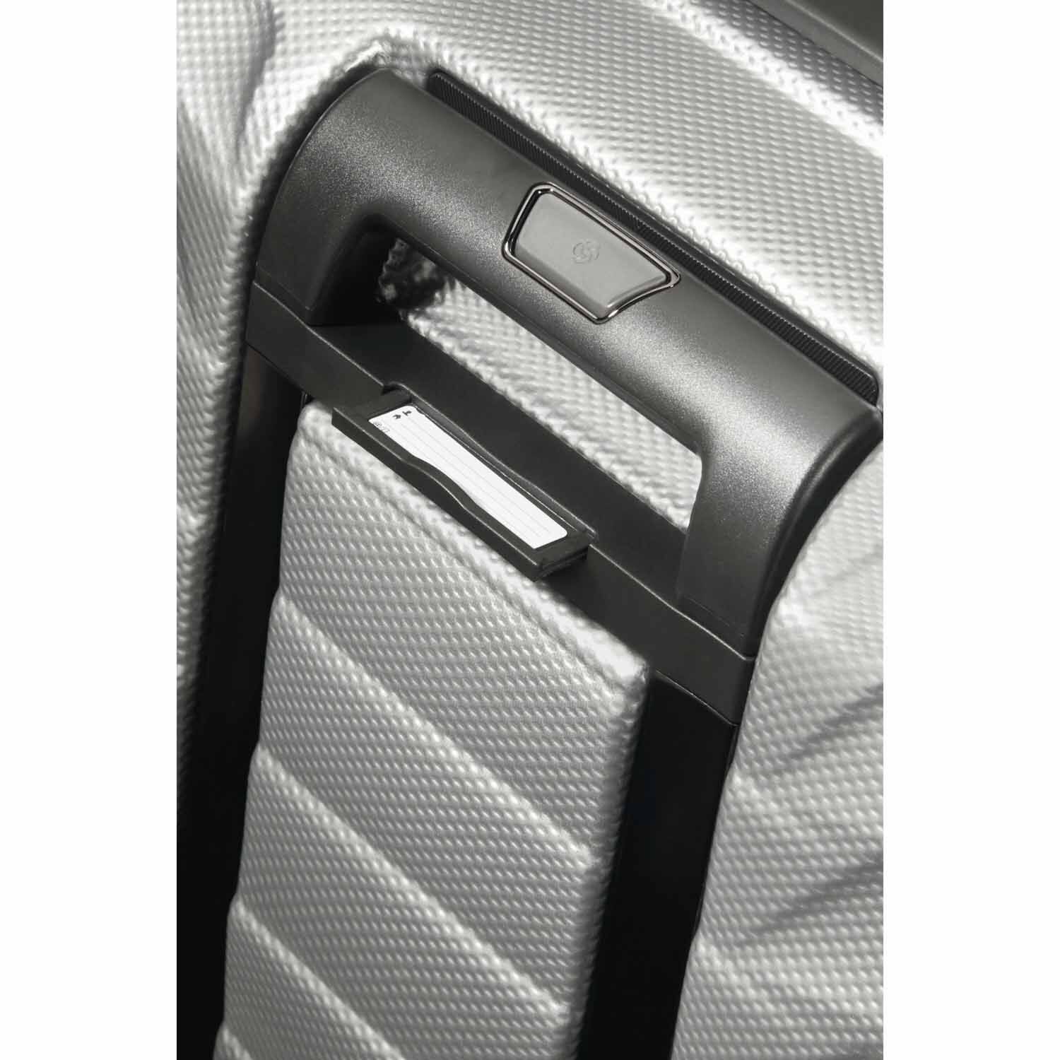 Samsonite Proxis Trolley mit 4 Rollen 81cm + GRATIS HOTELGUTSCHEIN Silber