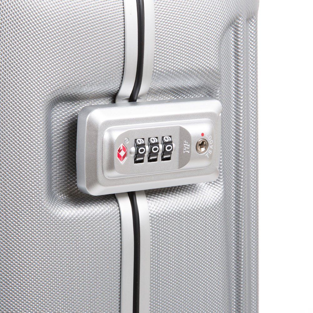 Piquadro Relyght Plus Kabinen-Hartschalencomputertrolley mit 4-Rollen Grau/Grün