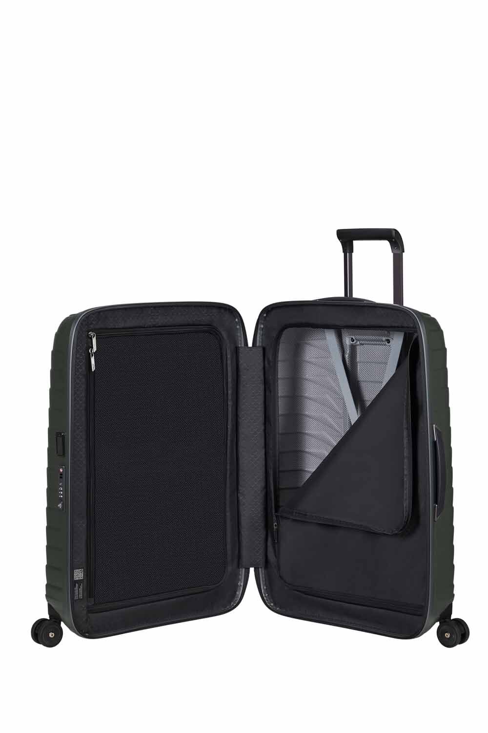 Samsonite Proxis Trolley mit 4 Rollen 69cm + GRATIS HOTELGUTSCHEIN Matt Climbing Ivy