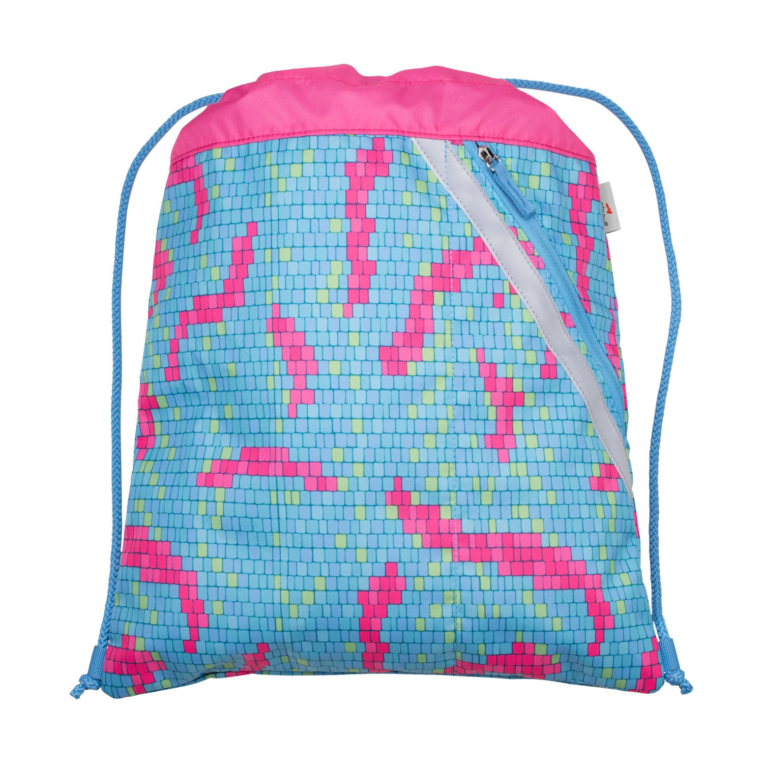 DerDieDas ErgoFlex Schulrucksack-Set 5-teilig mit Sportbeutel Happy Pixel