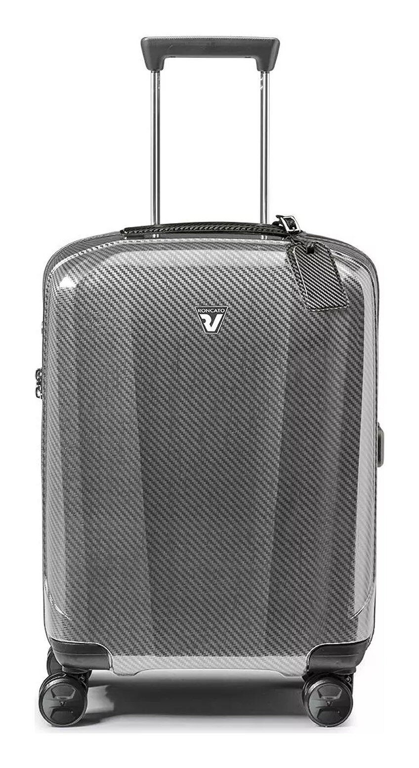 Roncato WE ARE GLAM DLX Carry-on Spinner 55cm erweiterbar Black/Platinum