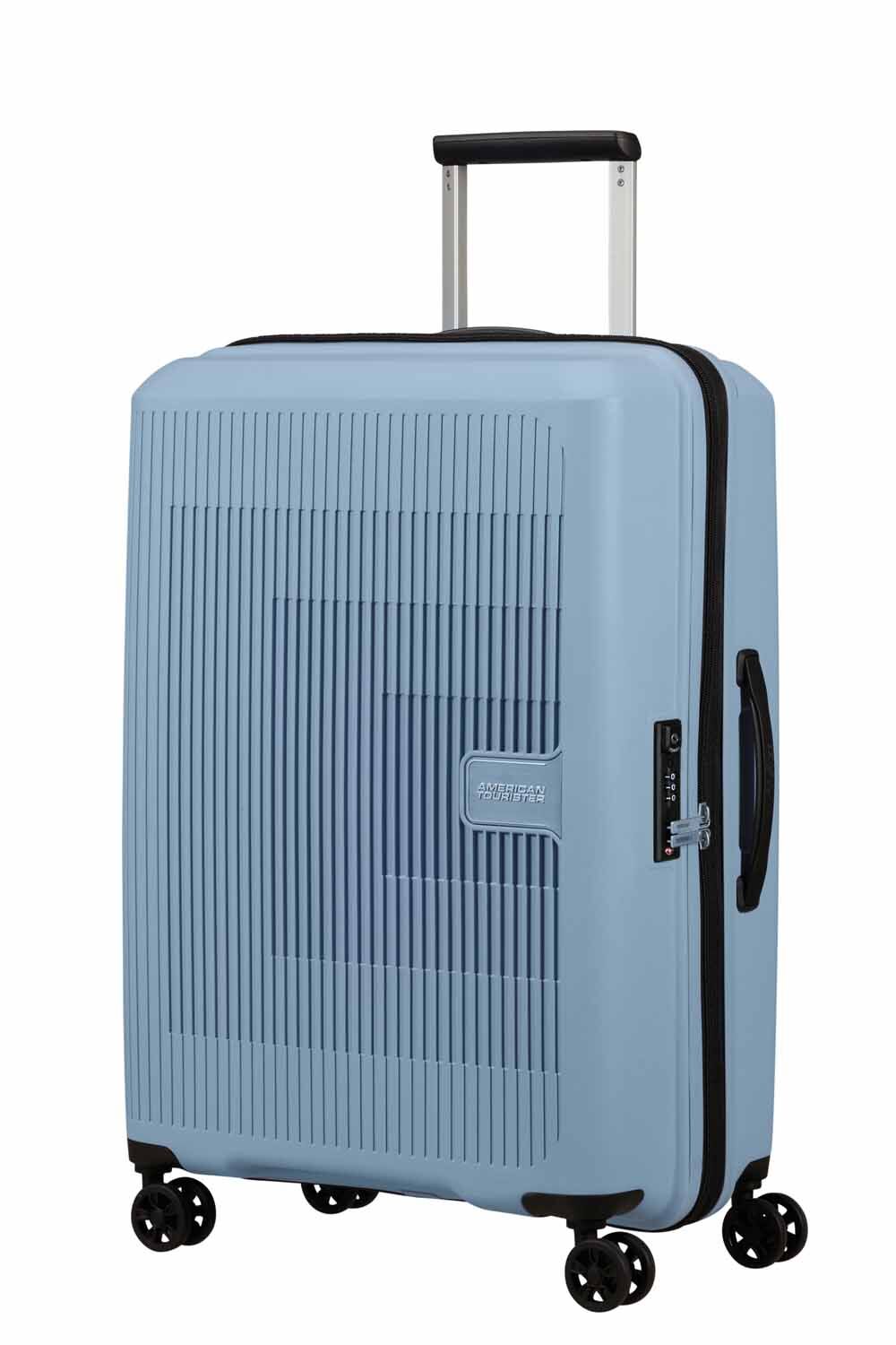 American Tourister AeroStep 67cm Check-in Größe M, erweiterbar Soho Grey