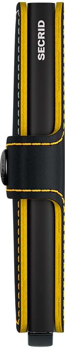 Secrid Miniwallet Matte MM-Black & Ochre