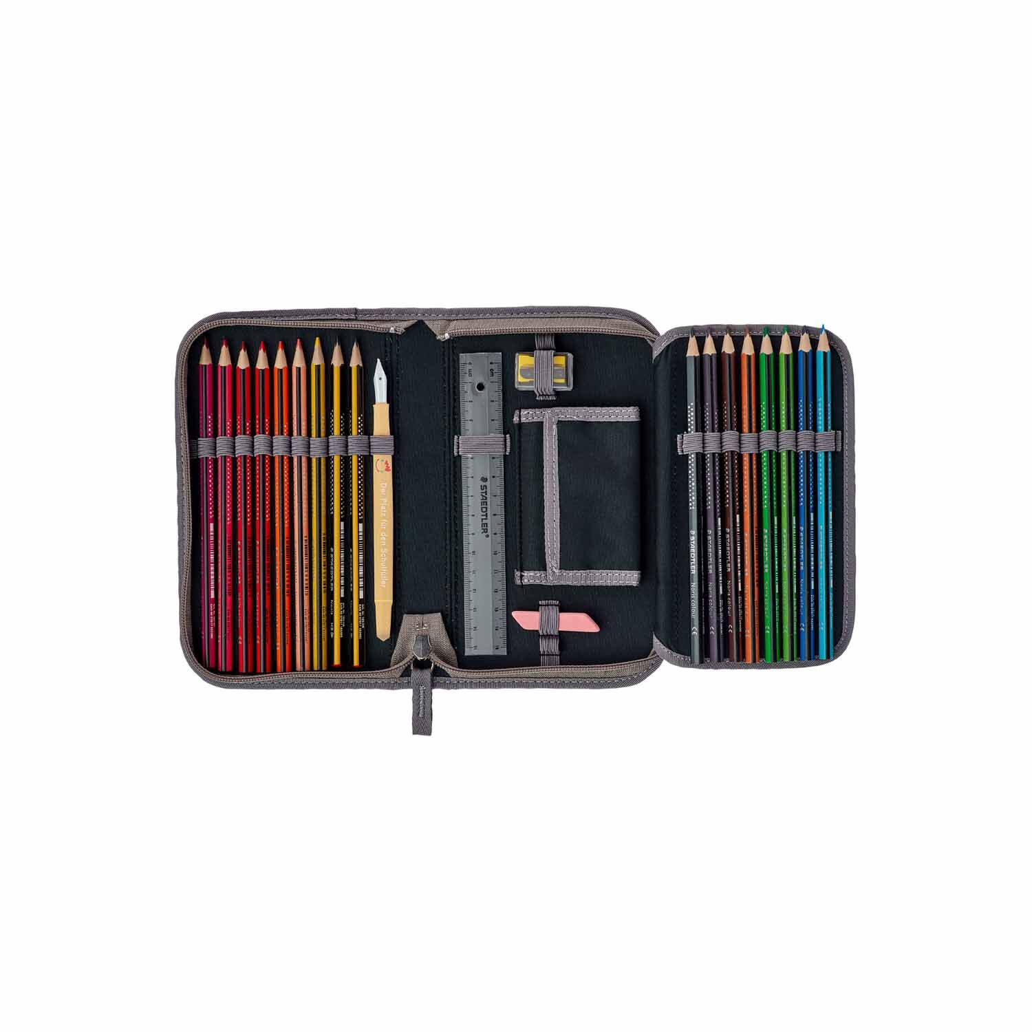 DerDieDas ErgoFlex EASY "Superflash" Schulrucksack-Set 5-teilig mit Sportbeutel Neon Fighter