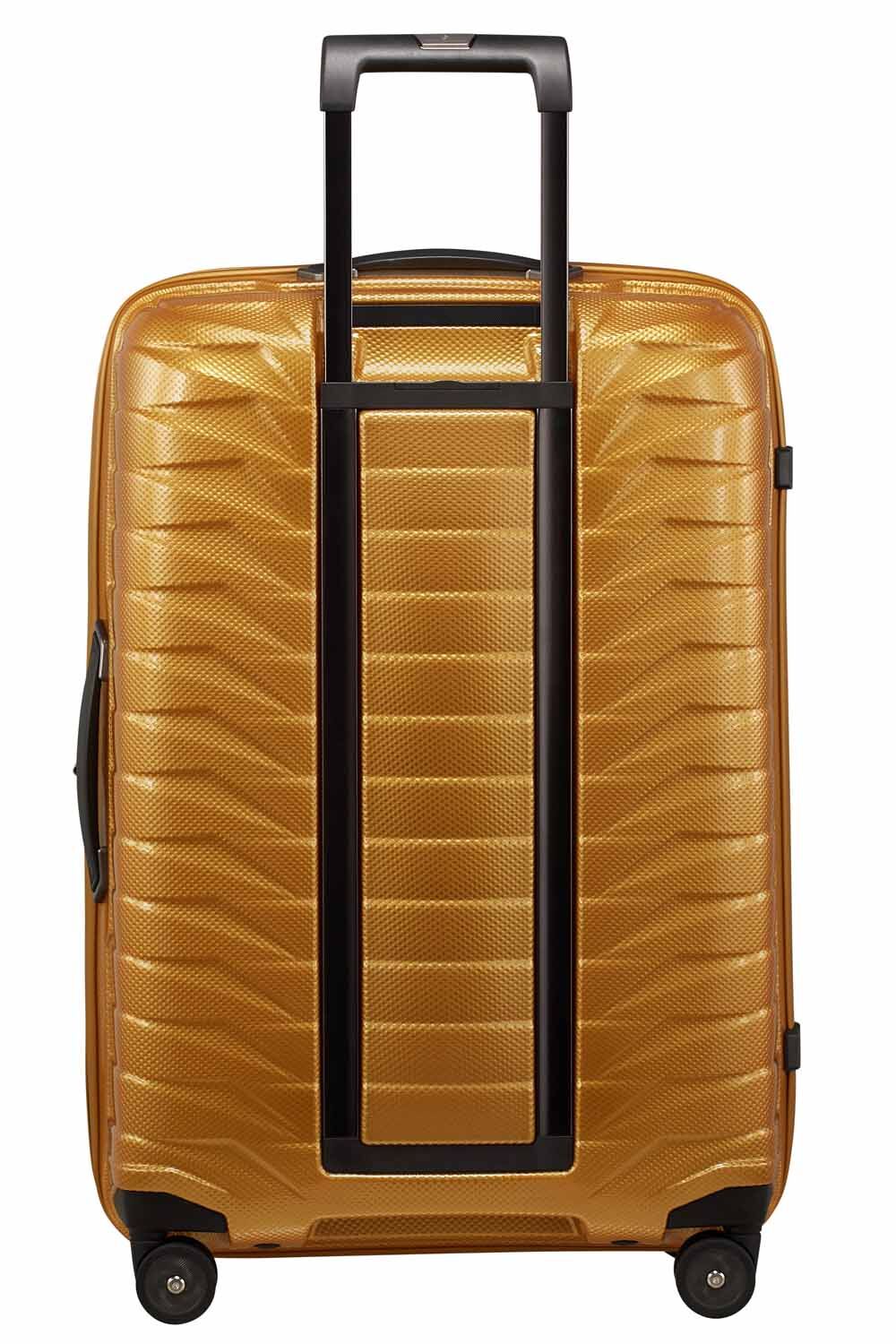 Samsonite Proxis Trolley mit 4 Rollen 69cm + GRATIS HOTELGUTSCHEIN Honey Gold