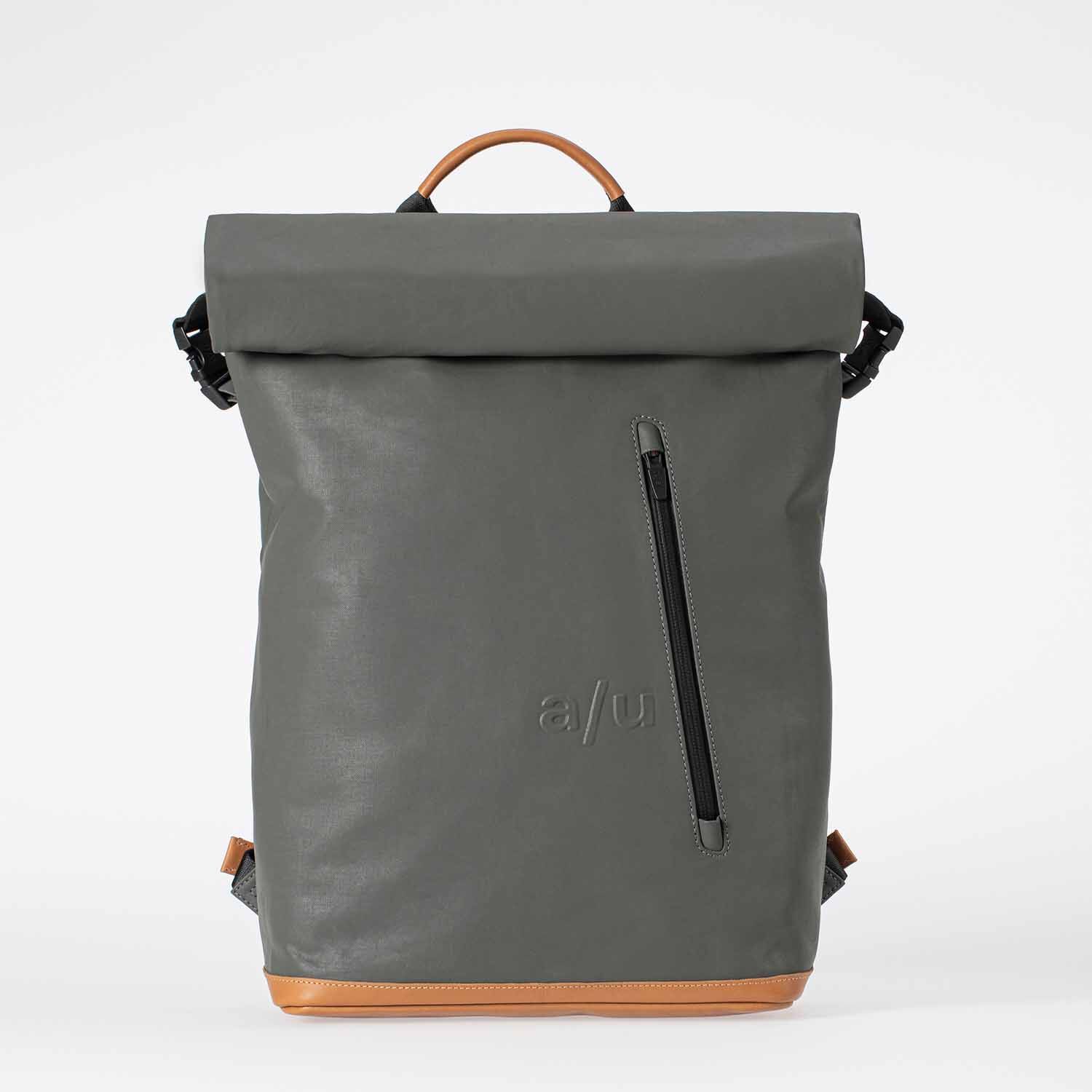 aunts & uncles Japan Fukui Rolltop Rucksack mit 15" Notebookfach gravity grey